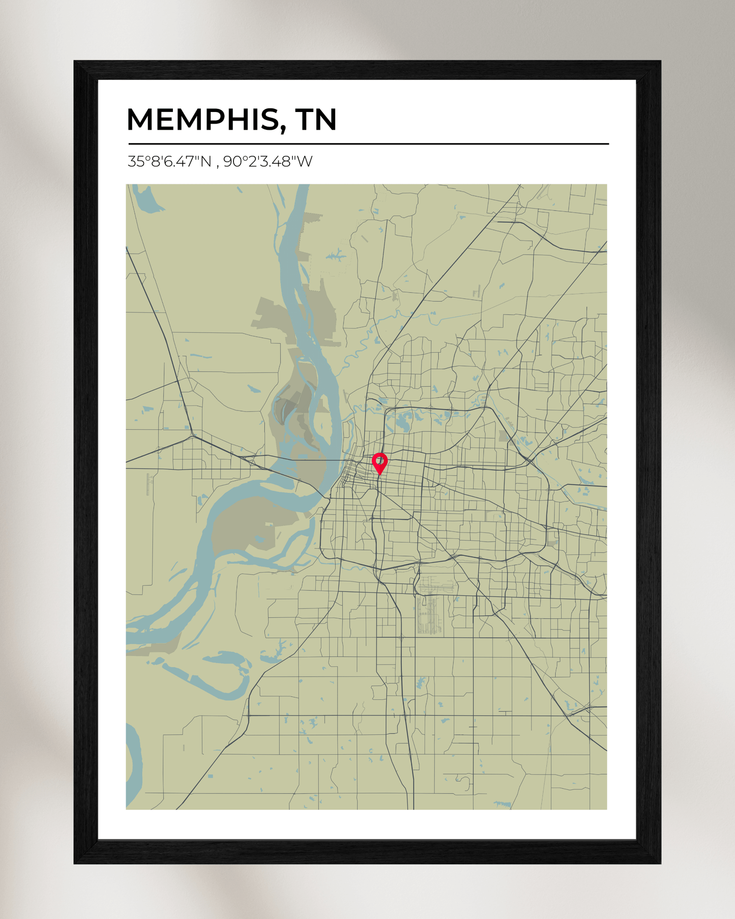 Personalised Map of Memphis