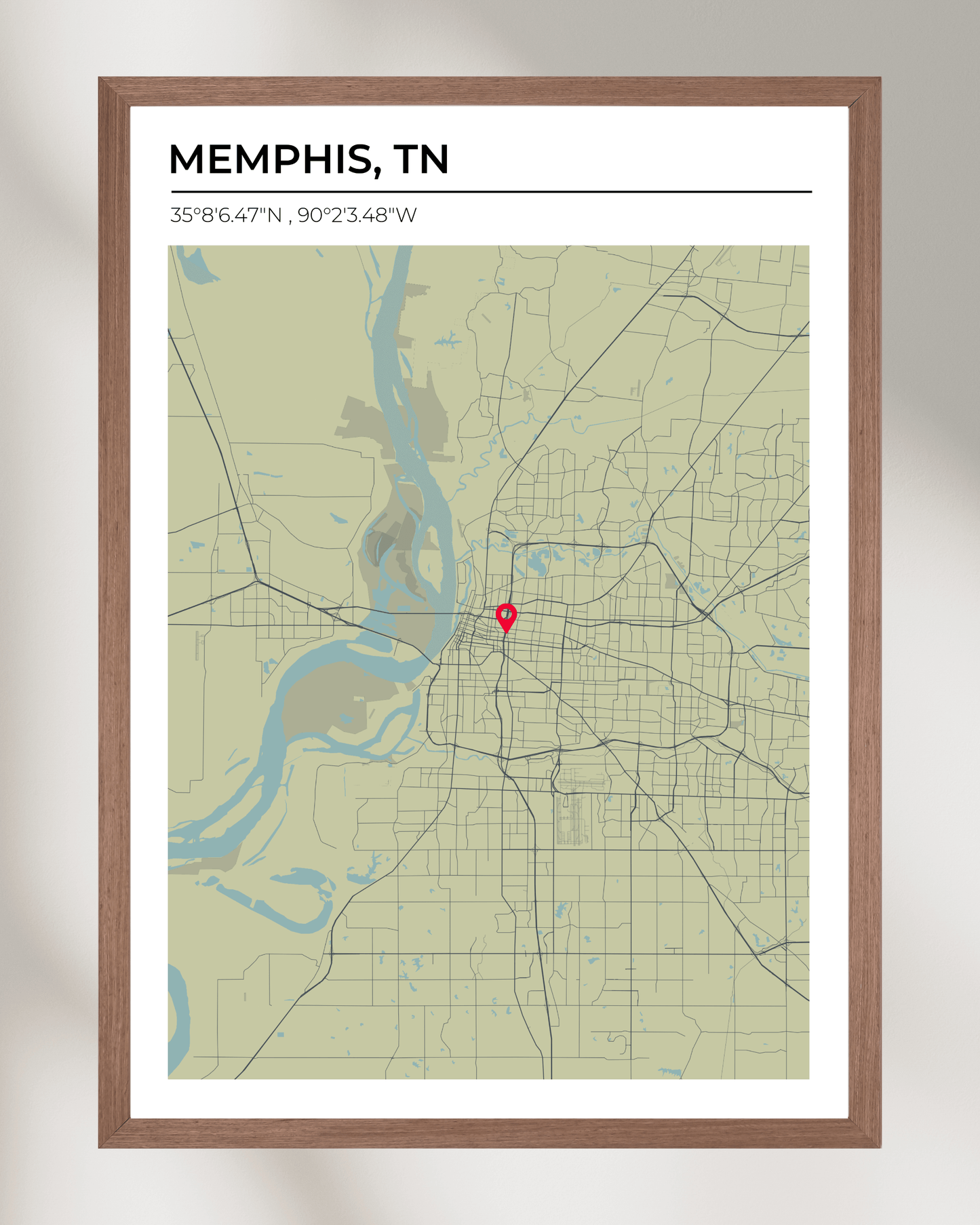 Personalised Map of Memphis