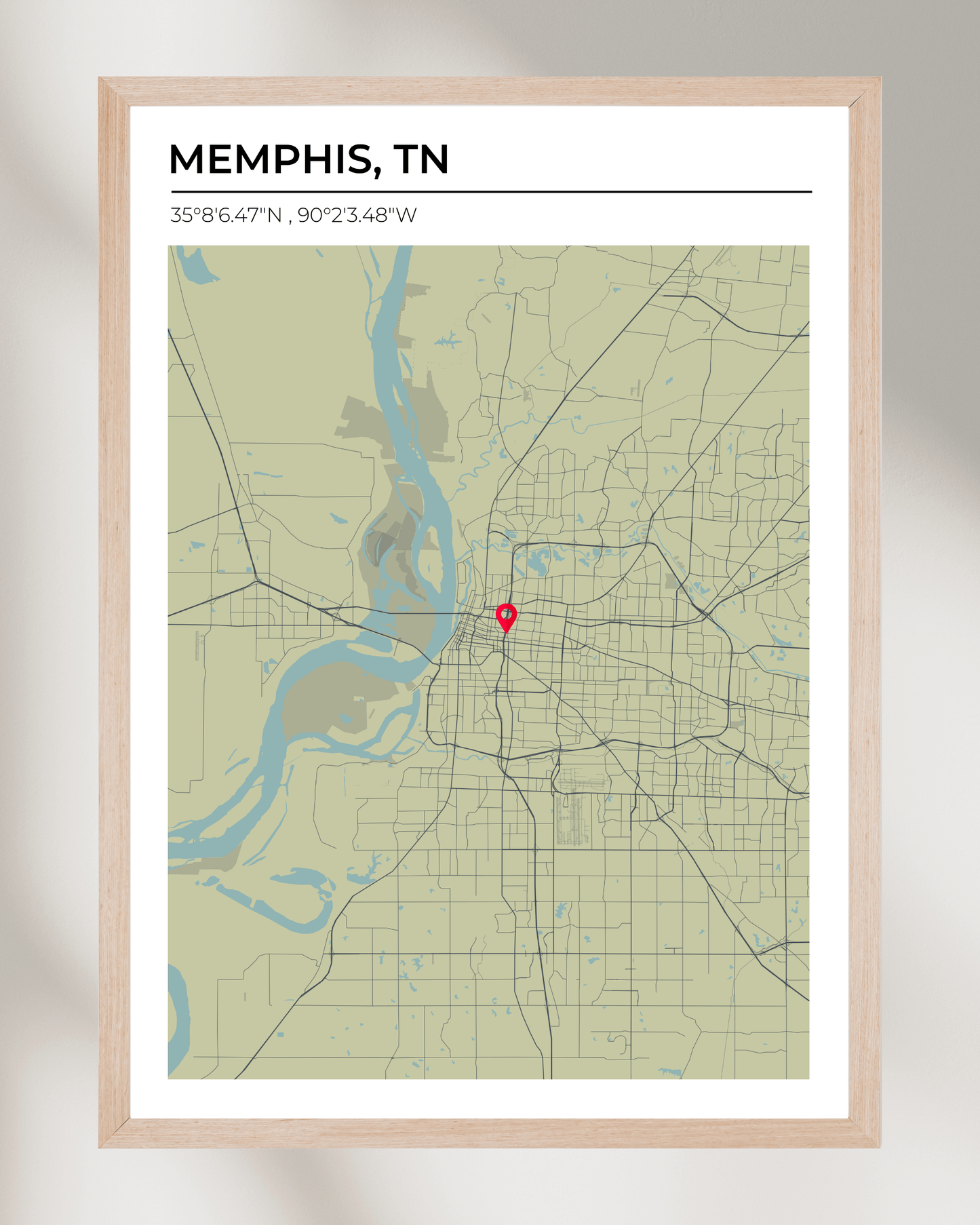 Personalised Map of Memphis