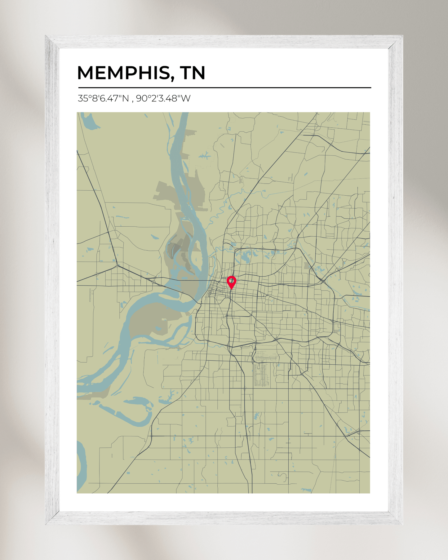 Personalised Map of Memphis