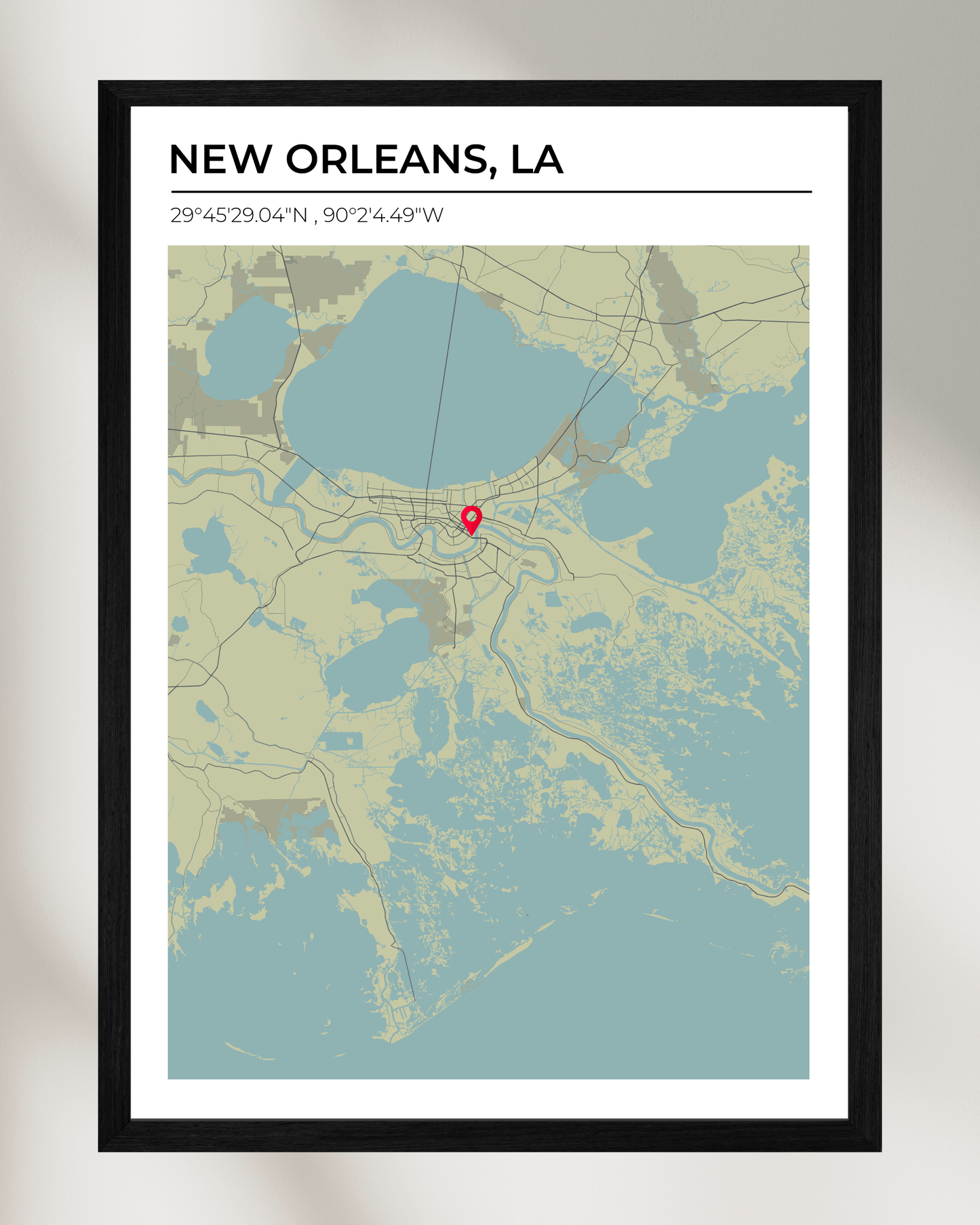 Personalised Map of New Orleans