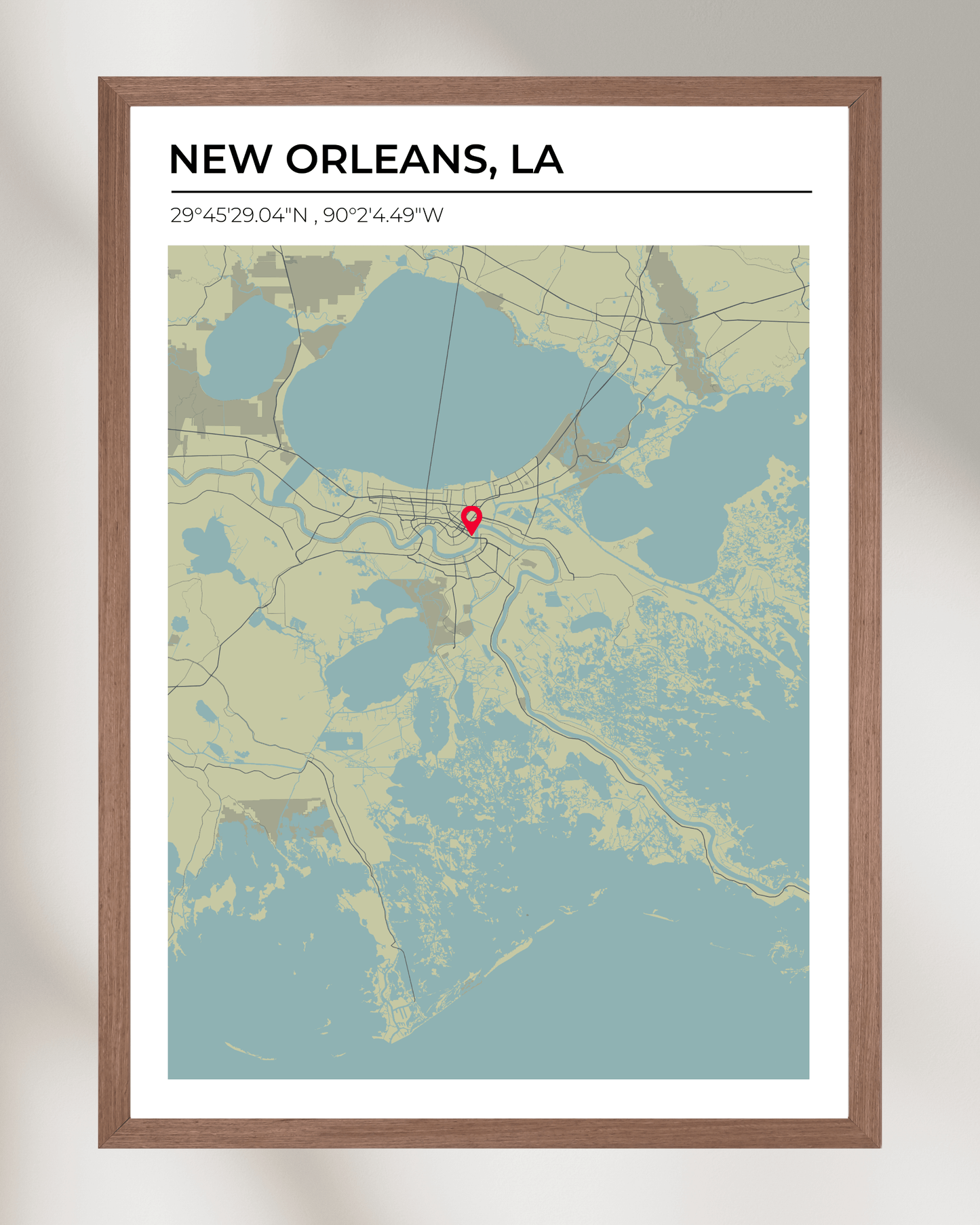 Personalised Map of New Orleans