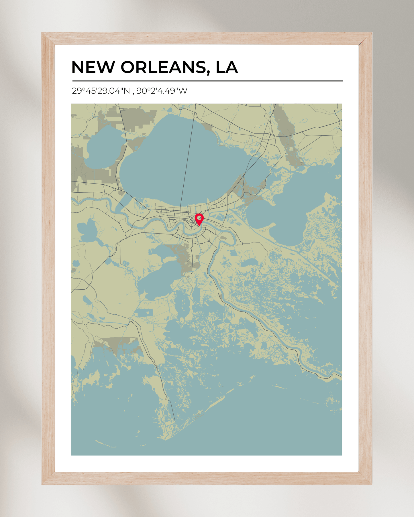 Personalised Map of New Orleans