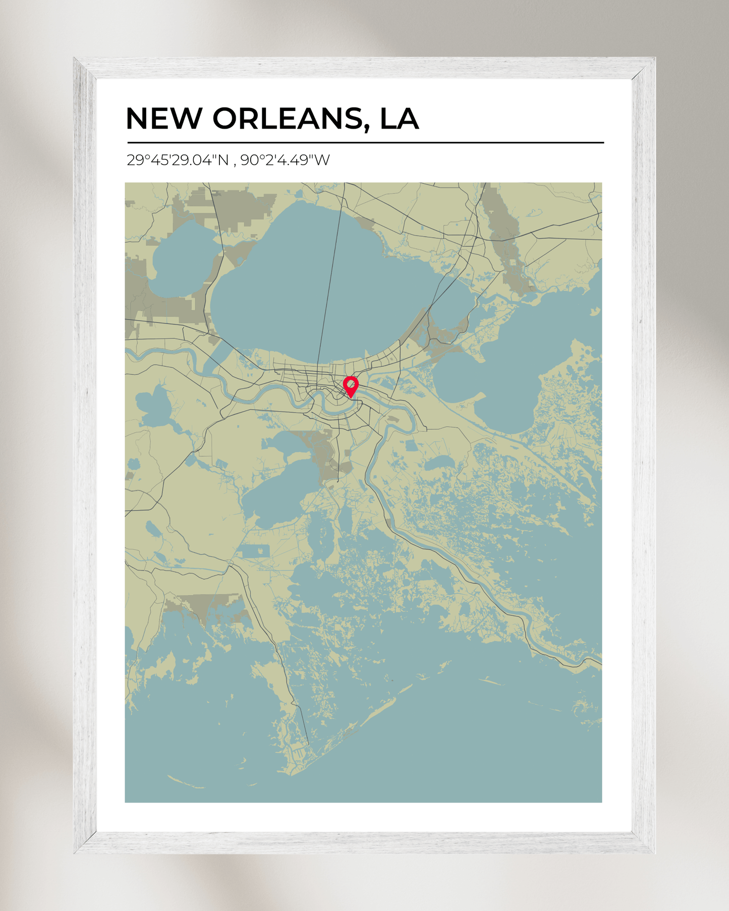 Personalised Map of New Orleans