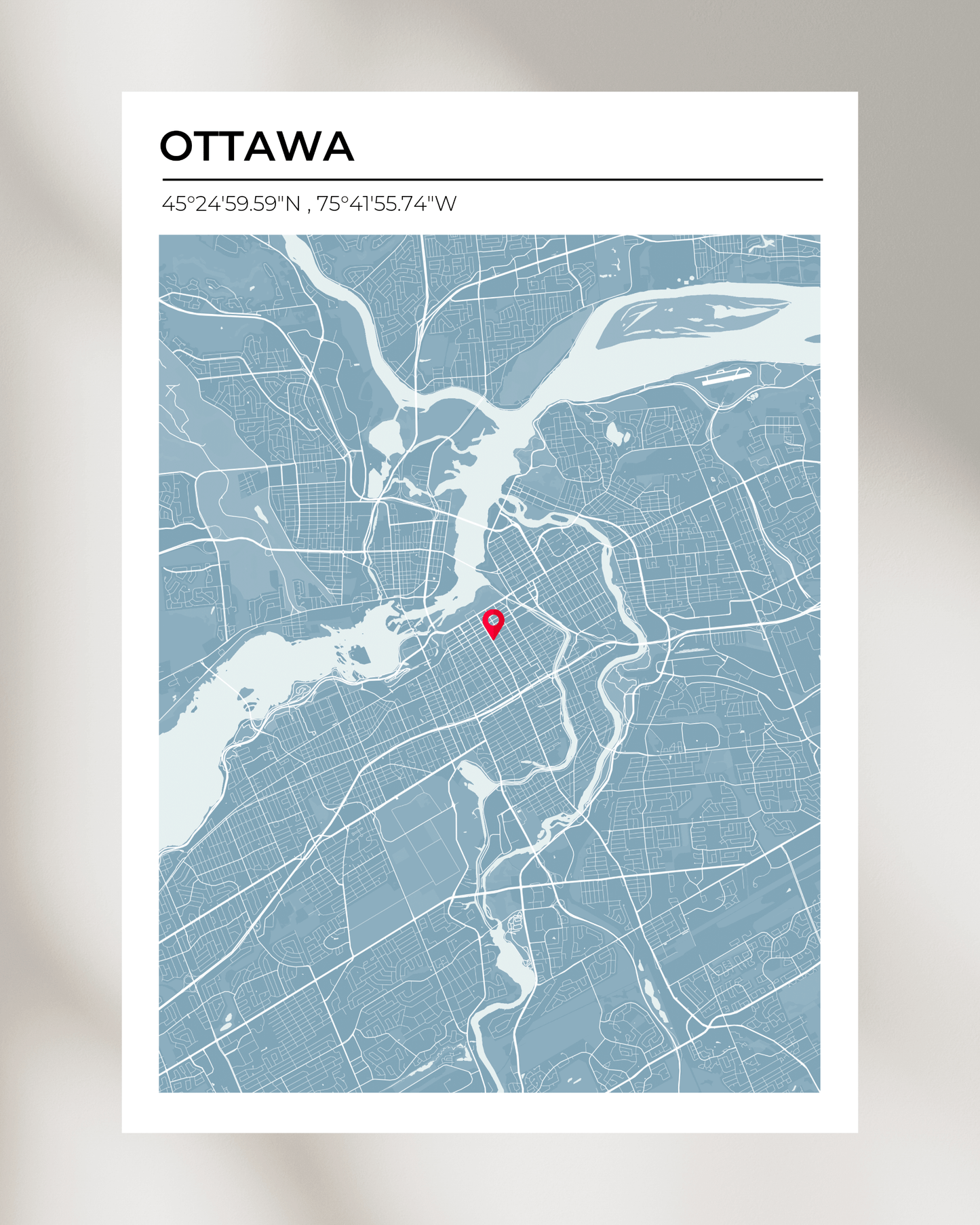 Personalised Map of Ottawa