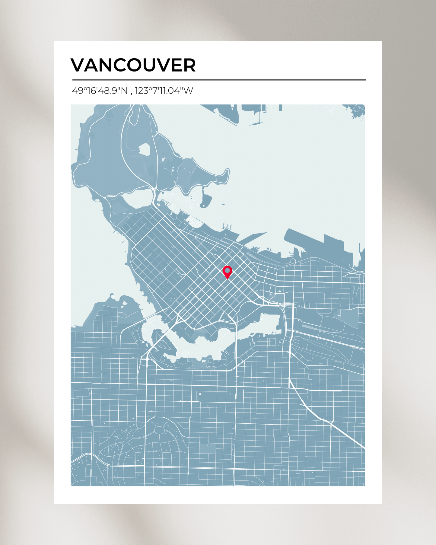 Personalised Map of Vancouver
