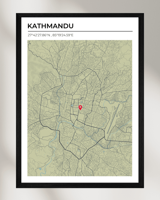 Personalised Map of Kathmandu