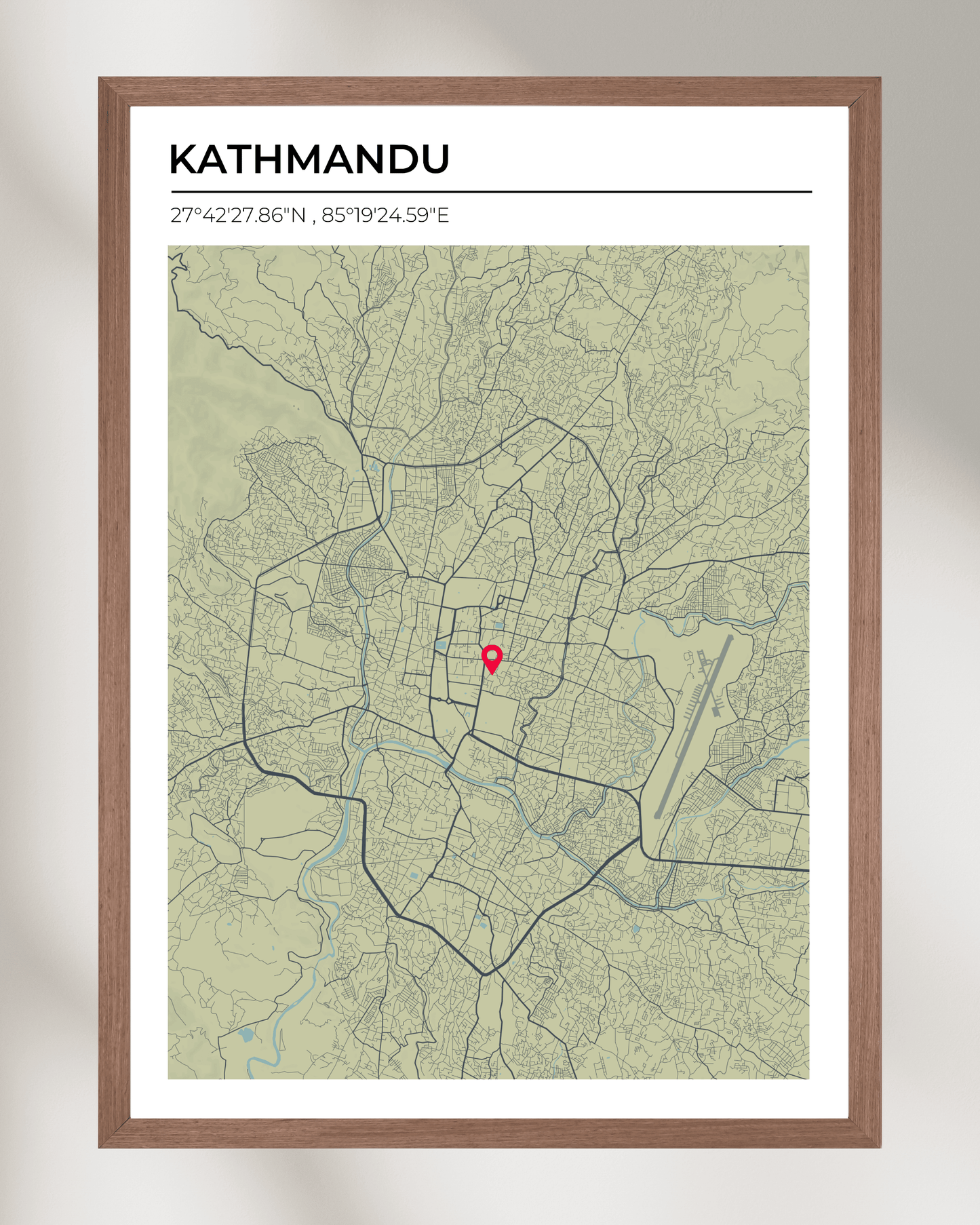Personalised Map of Kathmandu