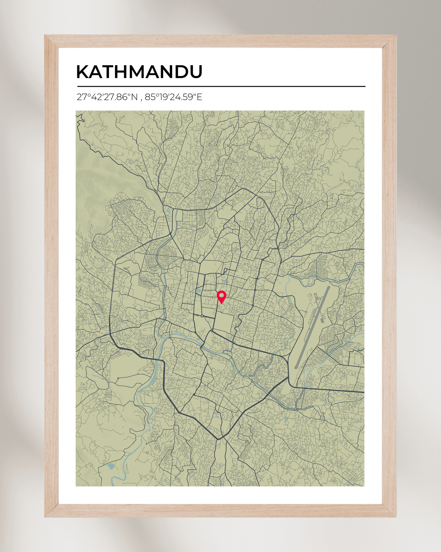 Personalised Map of Kathmandu