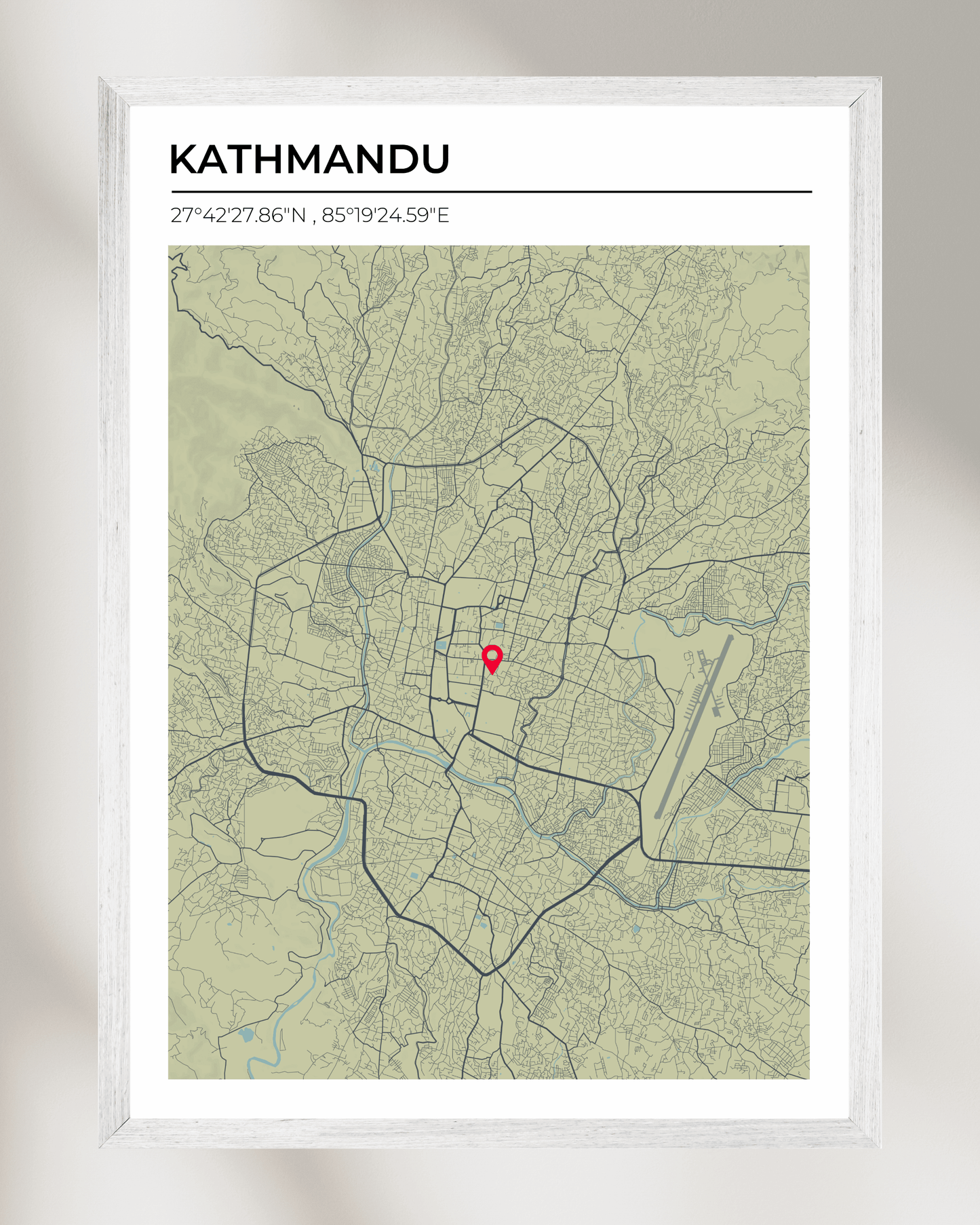Personalised Map of Kathmandu