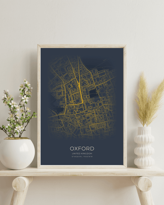 Personalised Location Map Posters - Customised Map Gifts
