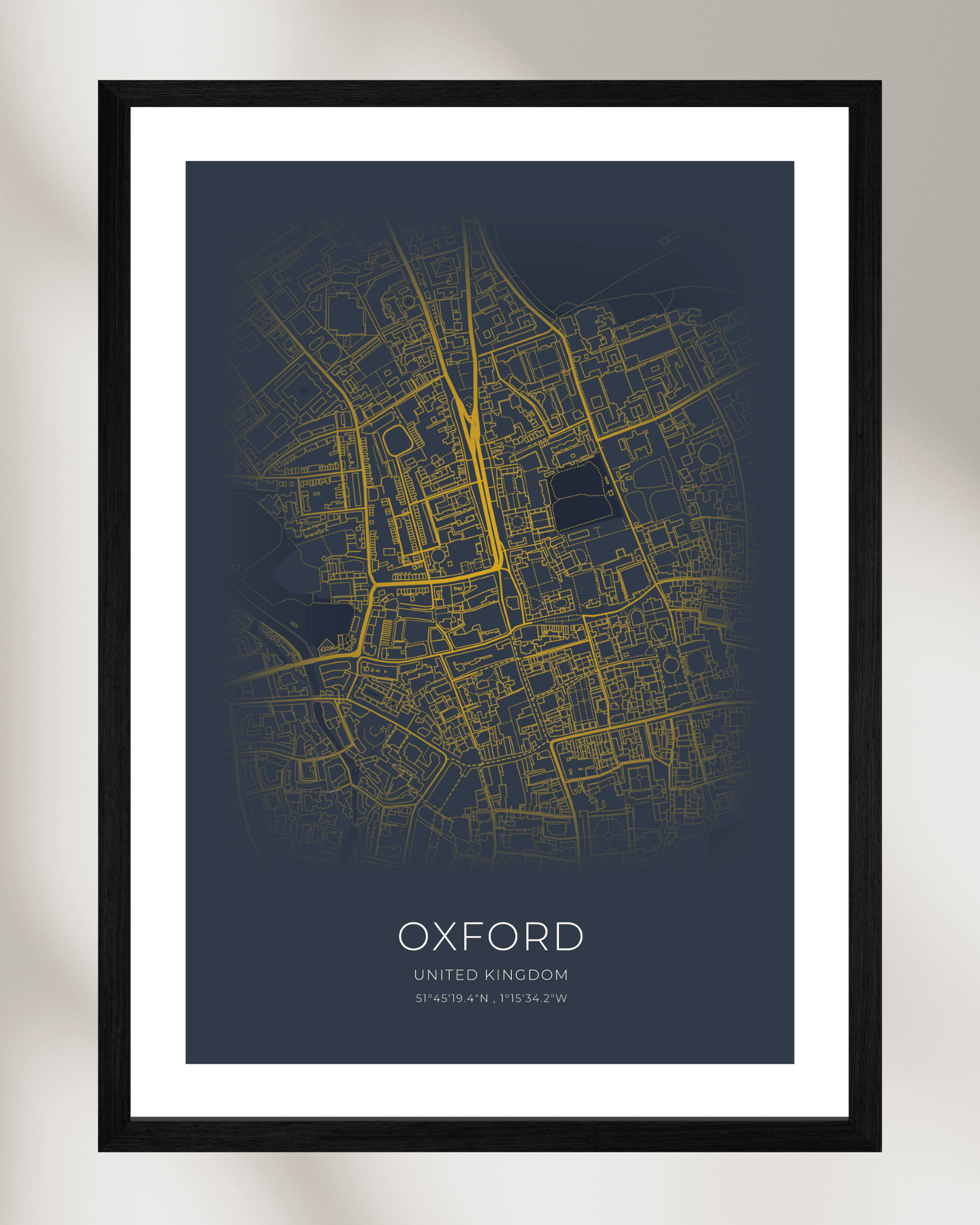 Personalised Location Map Posters - Customised Map Gifts