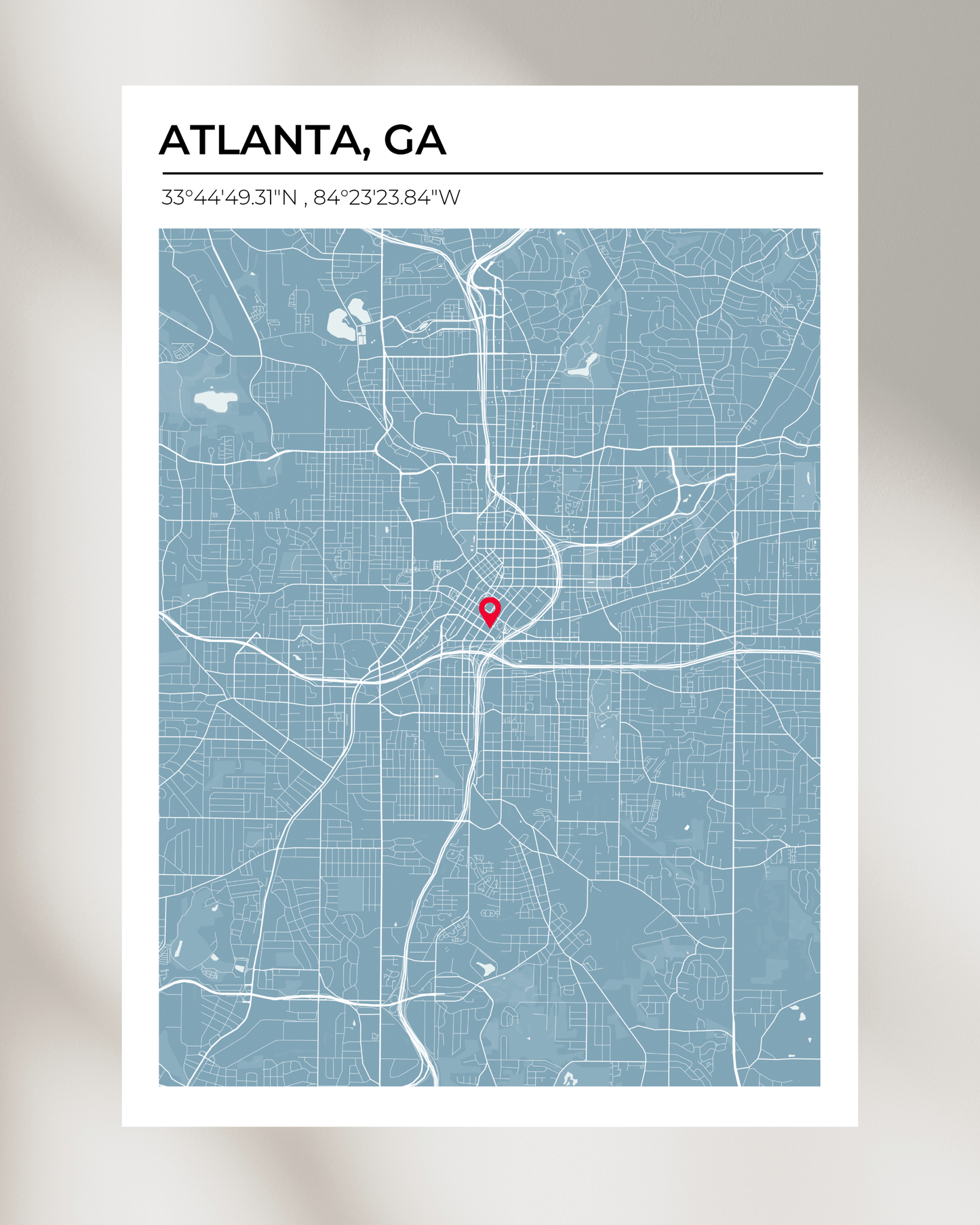Personalised Map of Atlanta