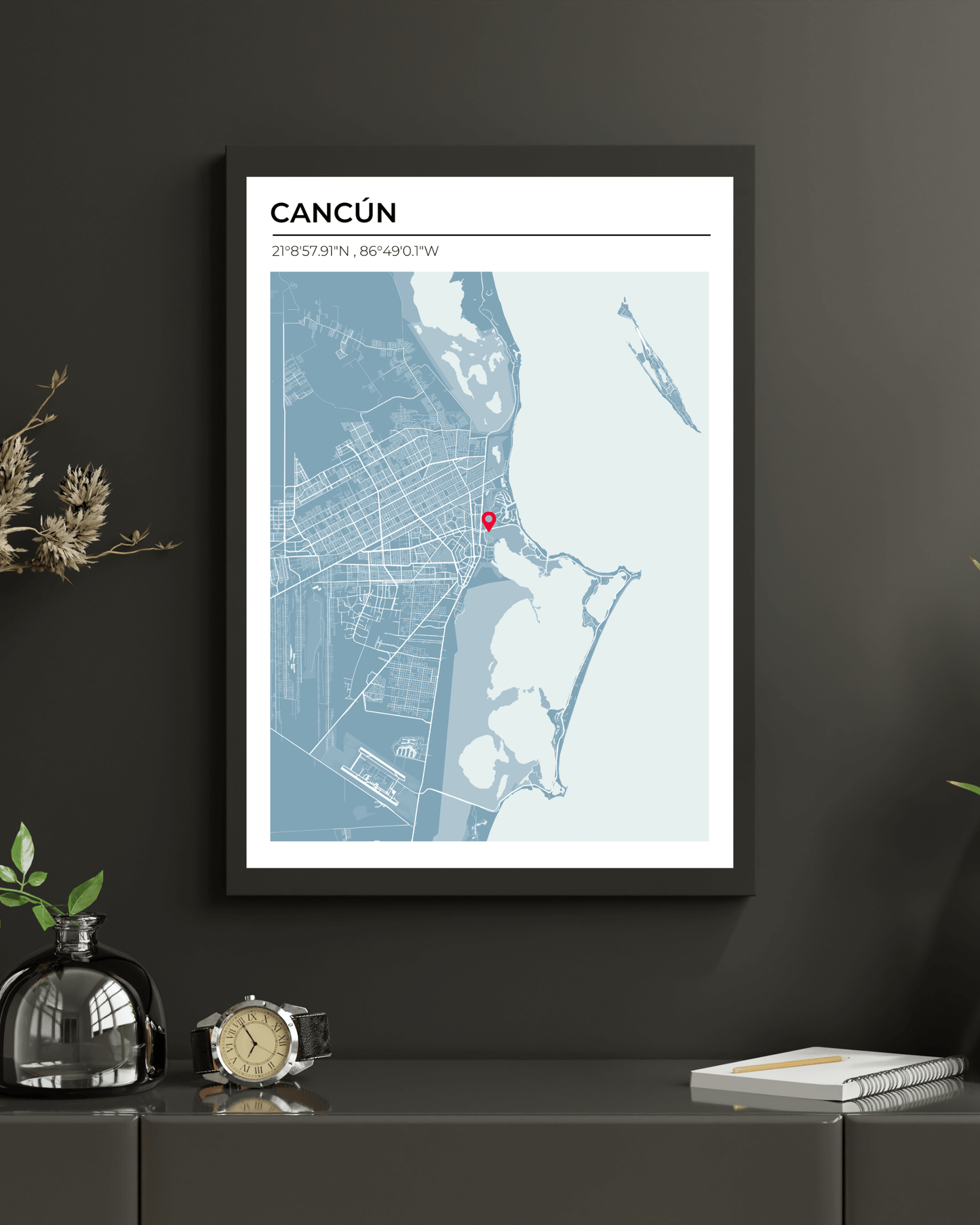 Personalised Map of Cancún