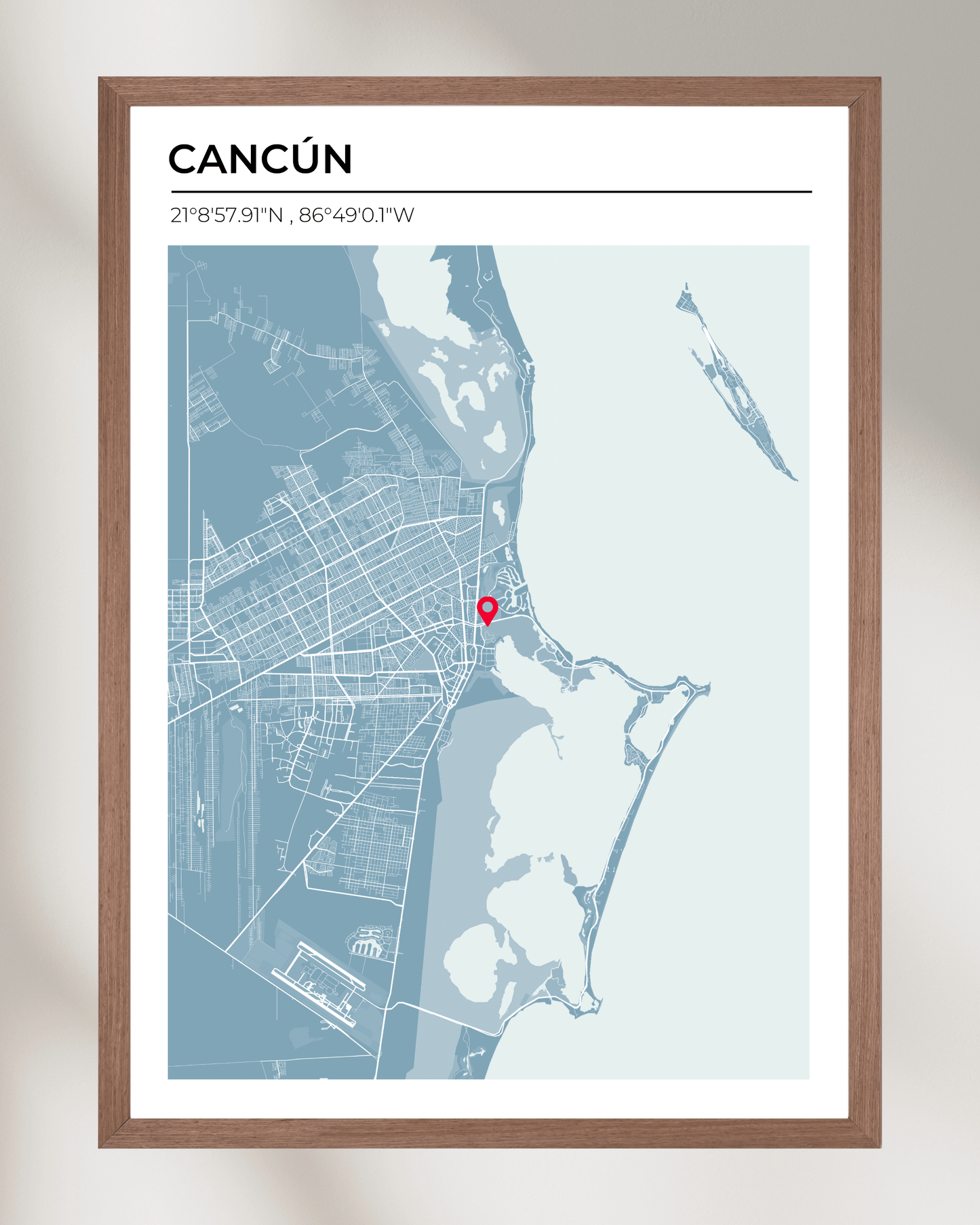 Personalised Map of Cancún