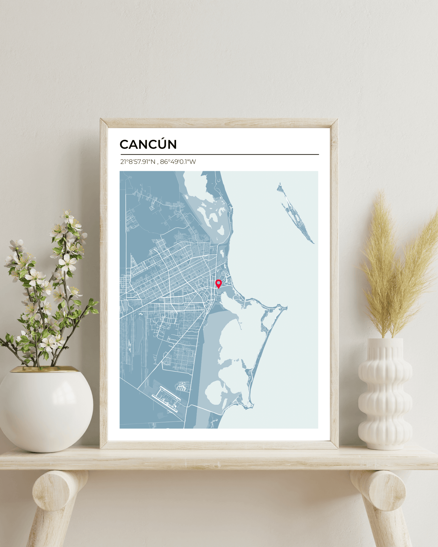 Personalised Map of Cancún
