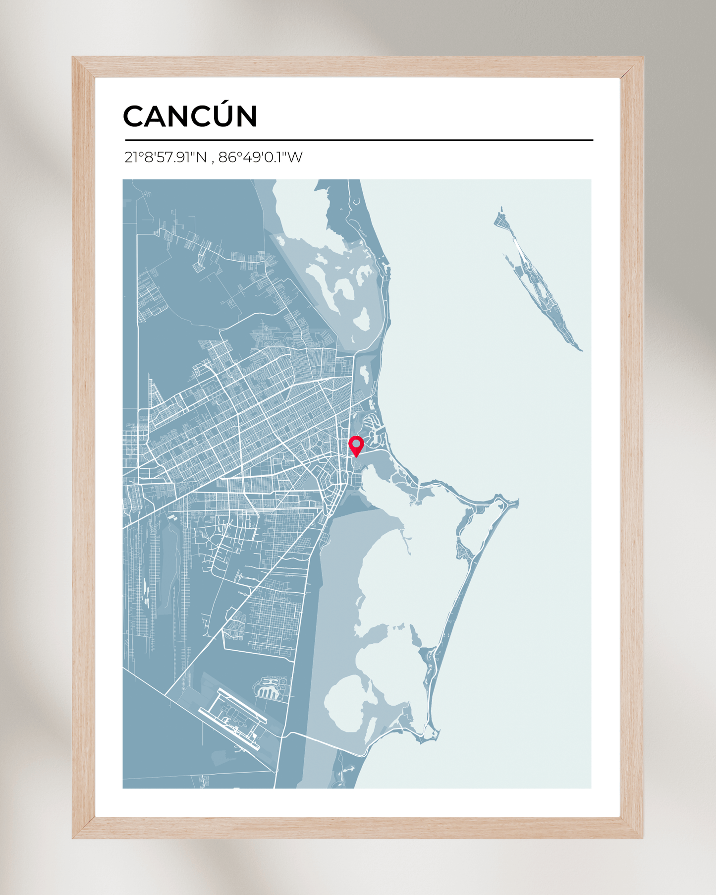 Personalised Map of Cancún