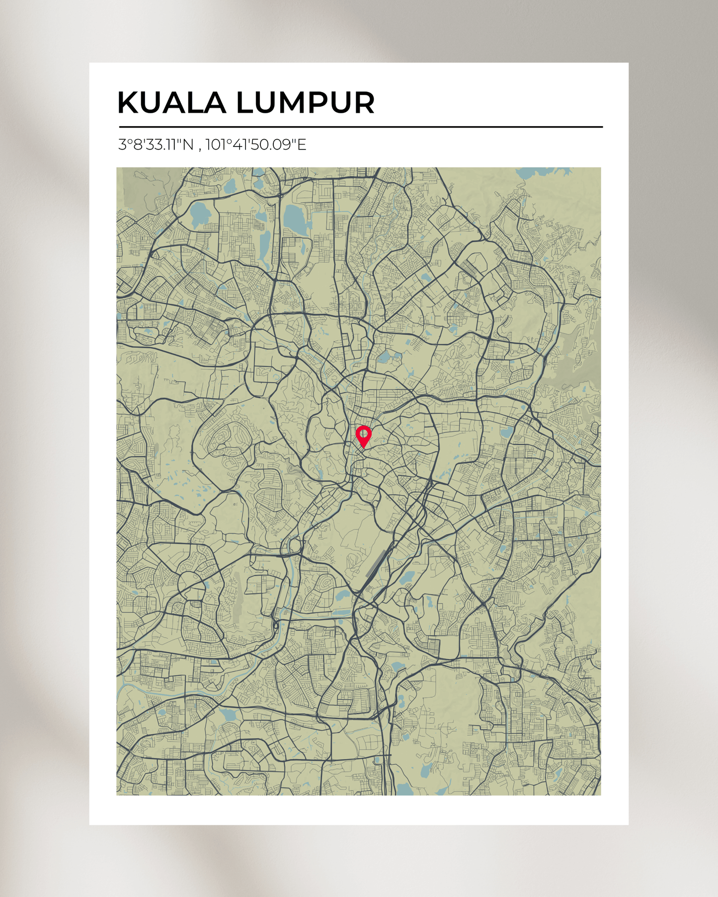 Personalised Map of Kuala Lumpur