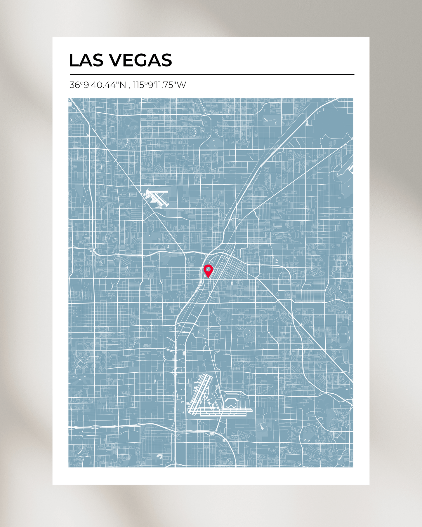 Personalised Map of Las Vegas
