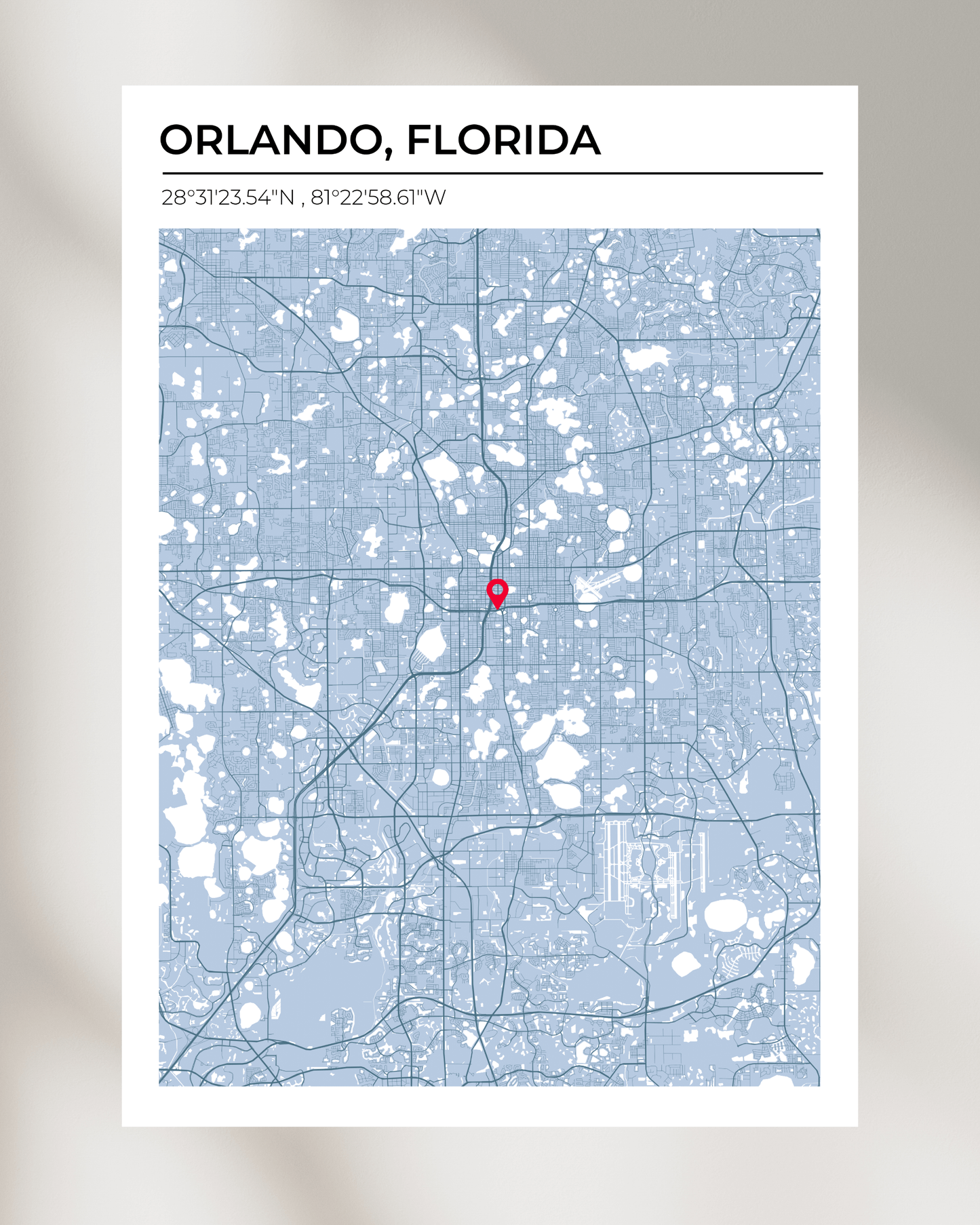 Personalised Map of Orlando