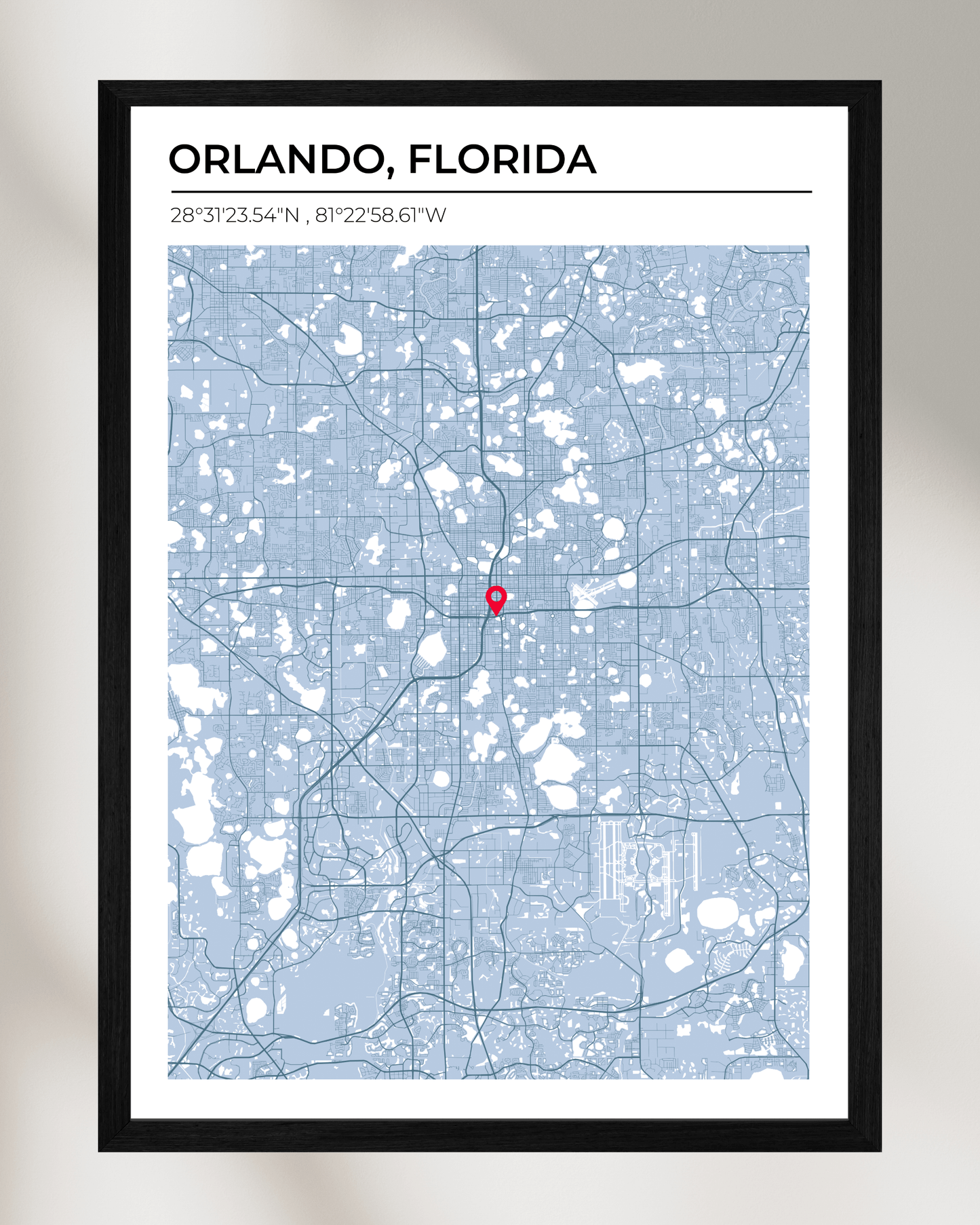 Personalised Map of Orlando