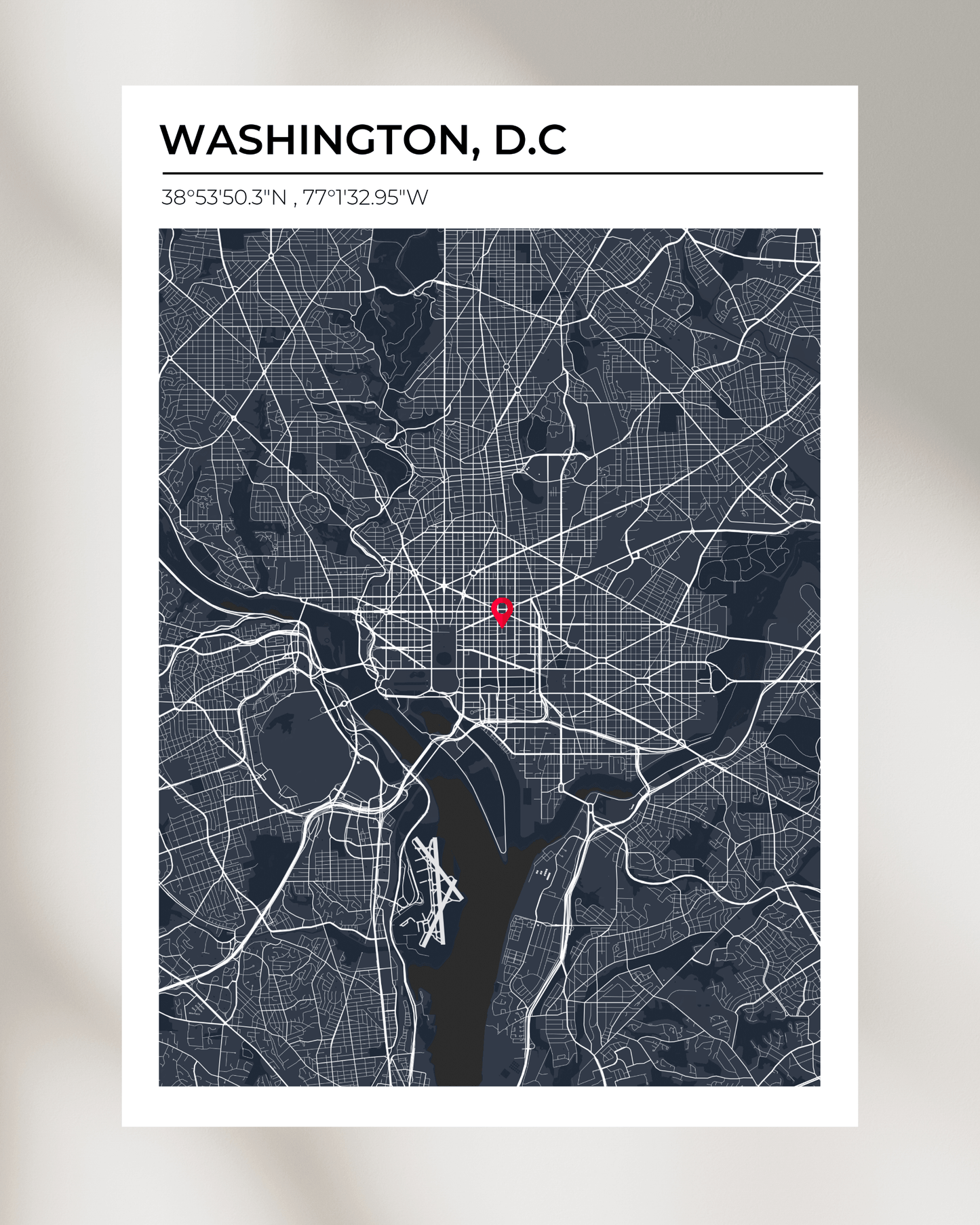 Personalised Map of Washington D.C