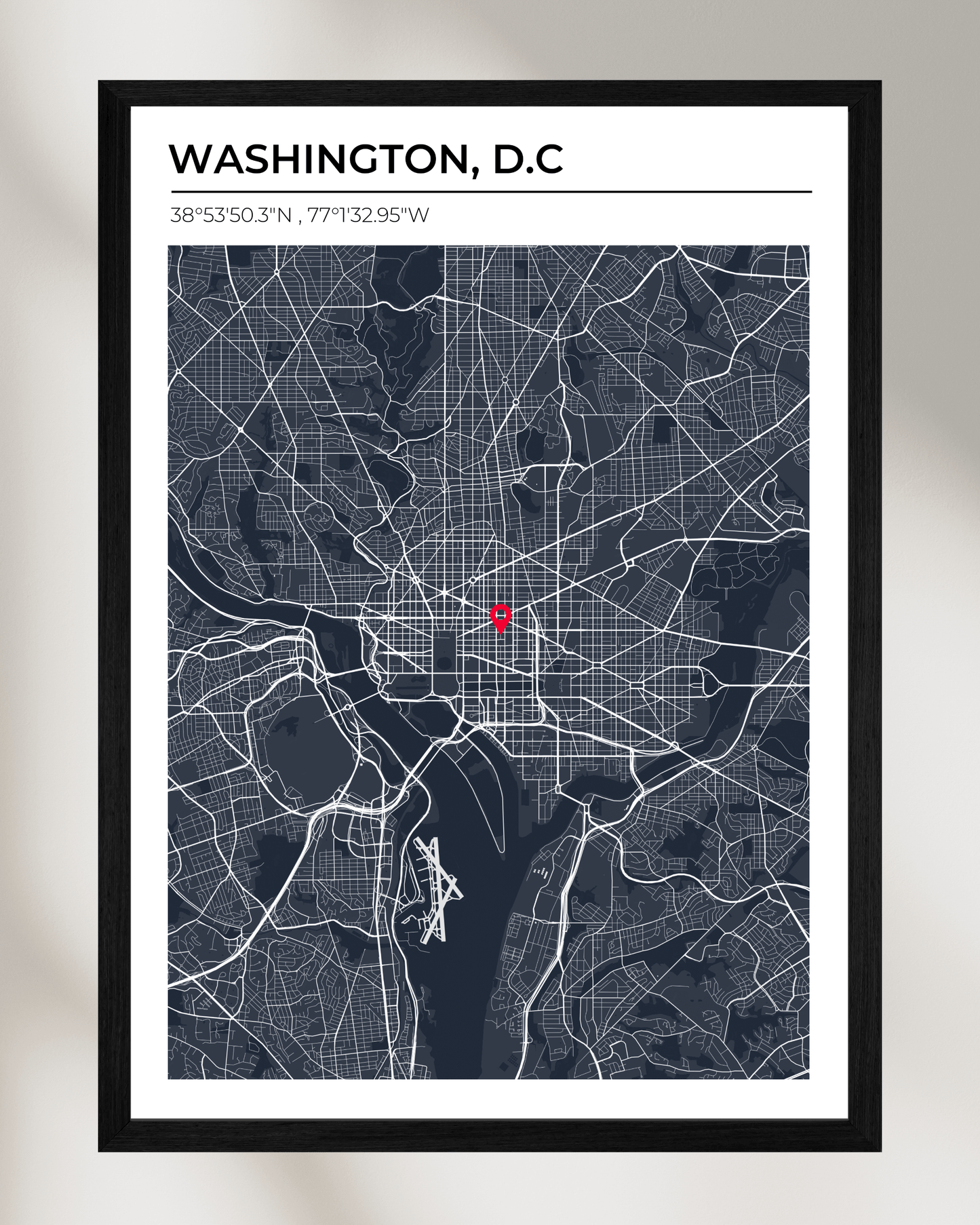 Personalised Map of Washington D.C