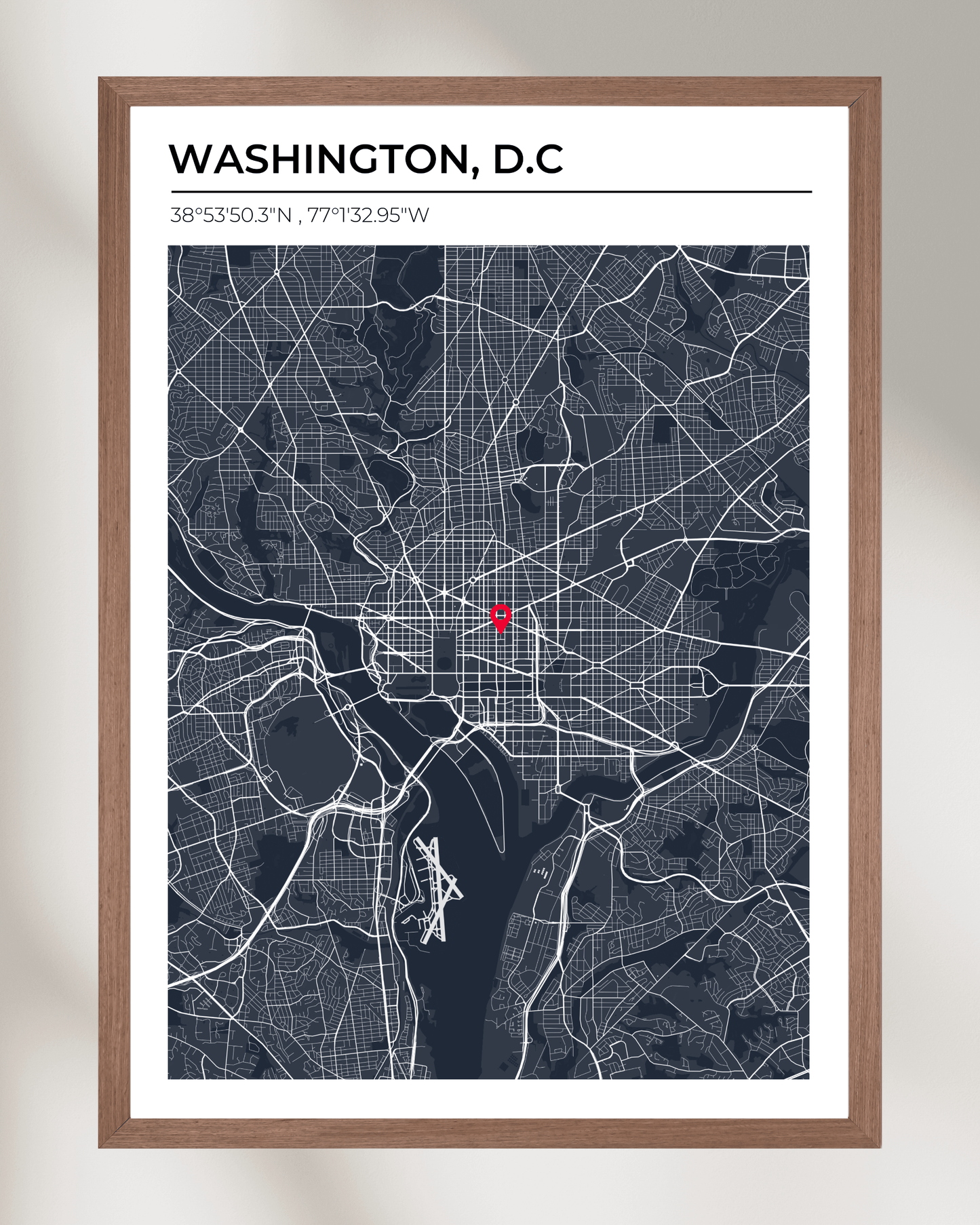 Personalised Map of Washington D.C