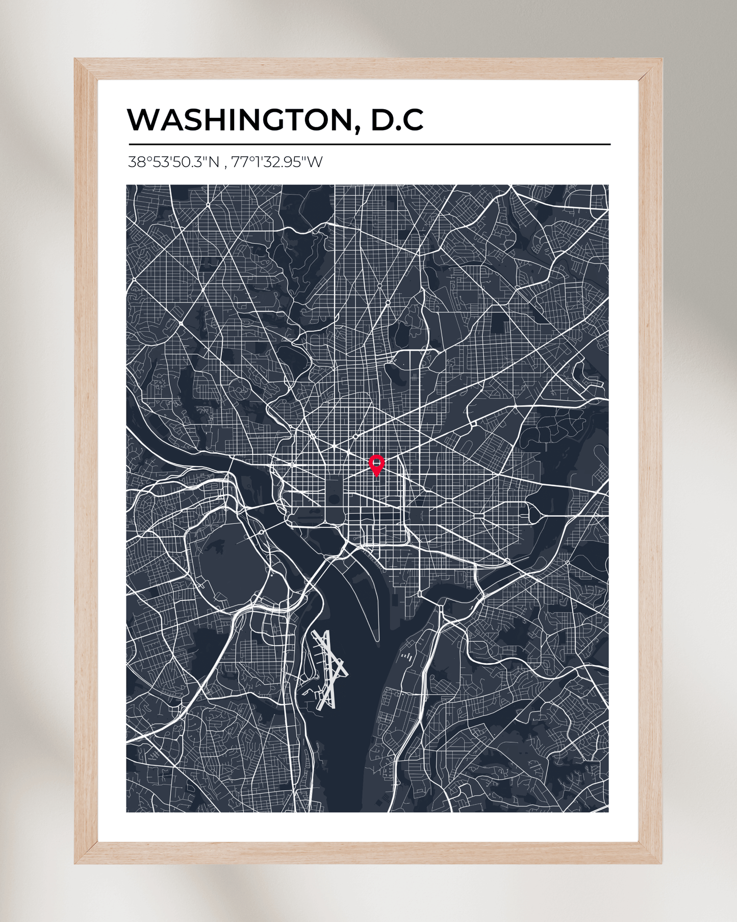 Personalised Map of Washington D.C