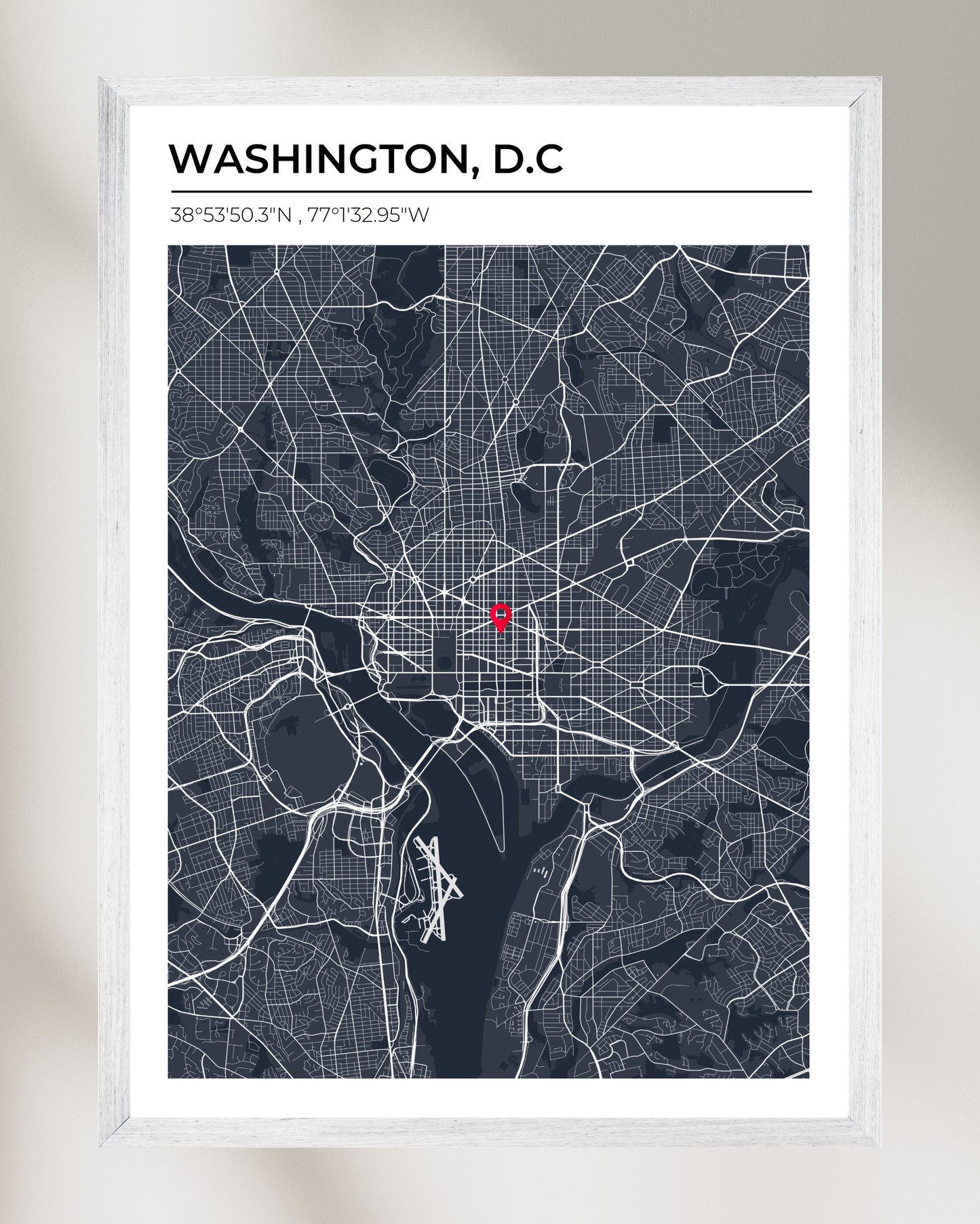 Personalised Map of Washington D.C