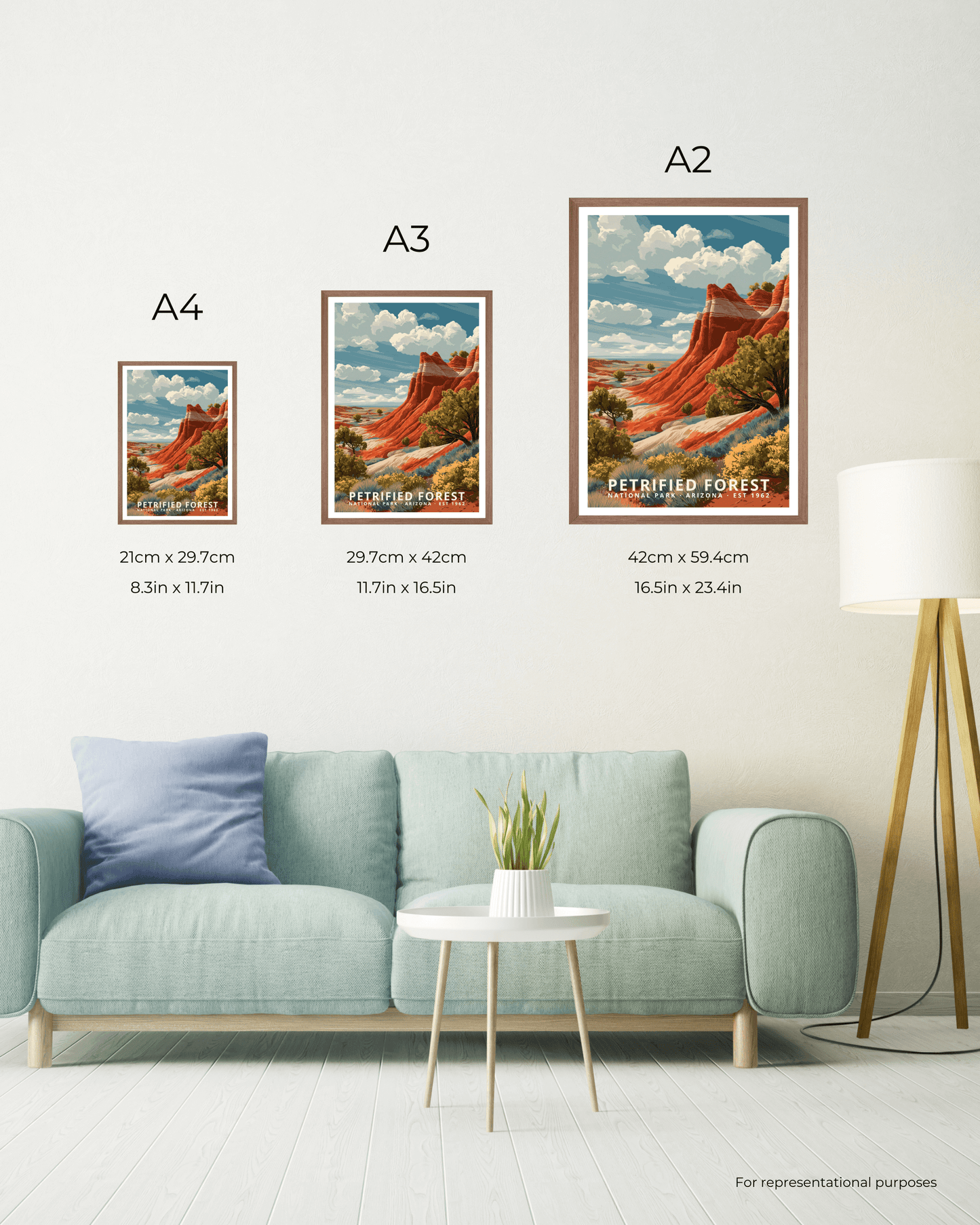 Petrified Forest National Park Poster - Arizona, USA