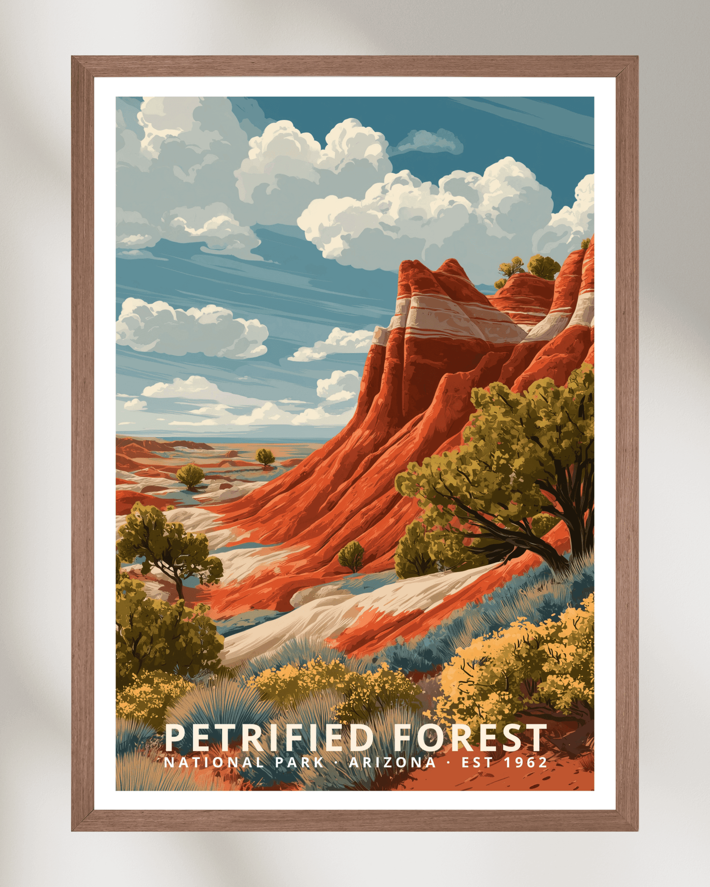 Petrified Forest National Park Poster - Arizona, USA