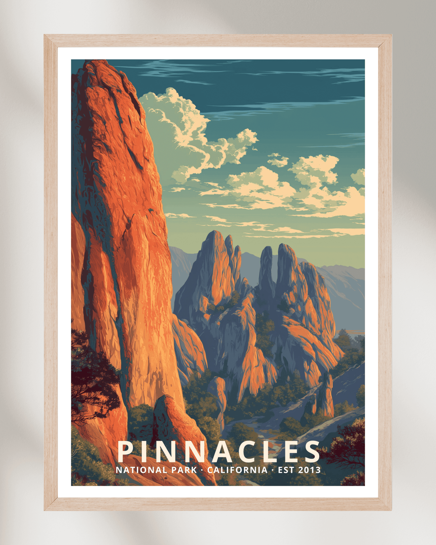 Pinnacles National Park Poster - California, USA