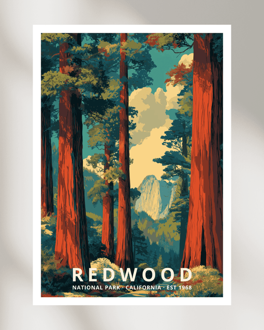 Redwood National Park Poster - California, USA