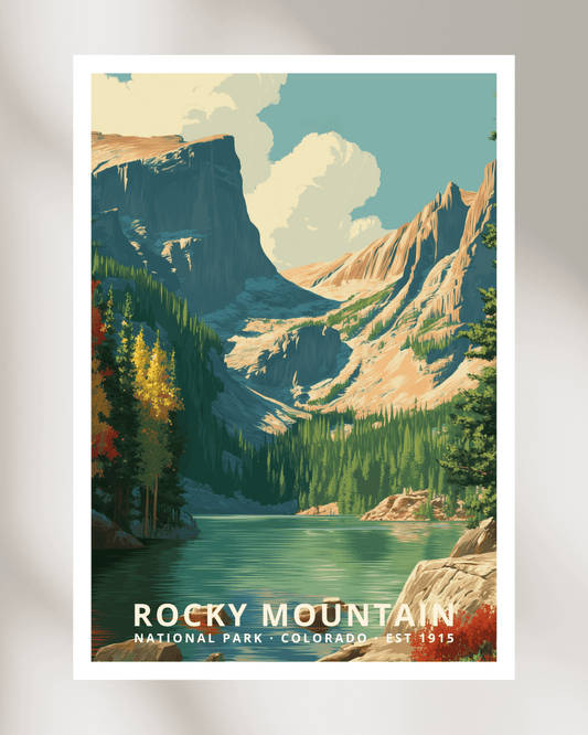 Rocky Mountains National Park Poster - Colorado, USA