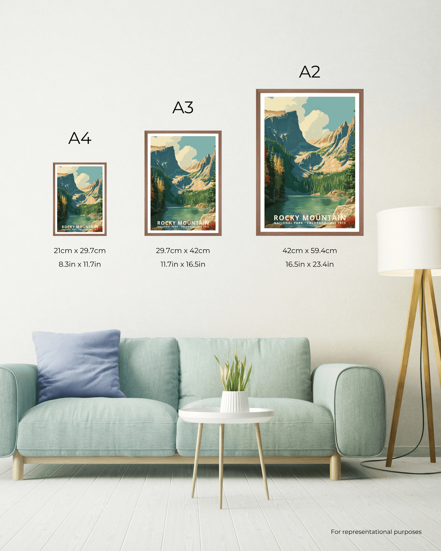 Rocky Mountains National Park Poster - Colorado, USA