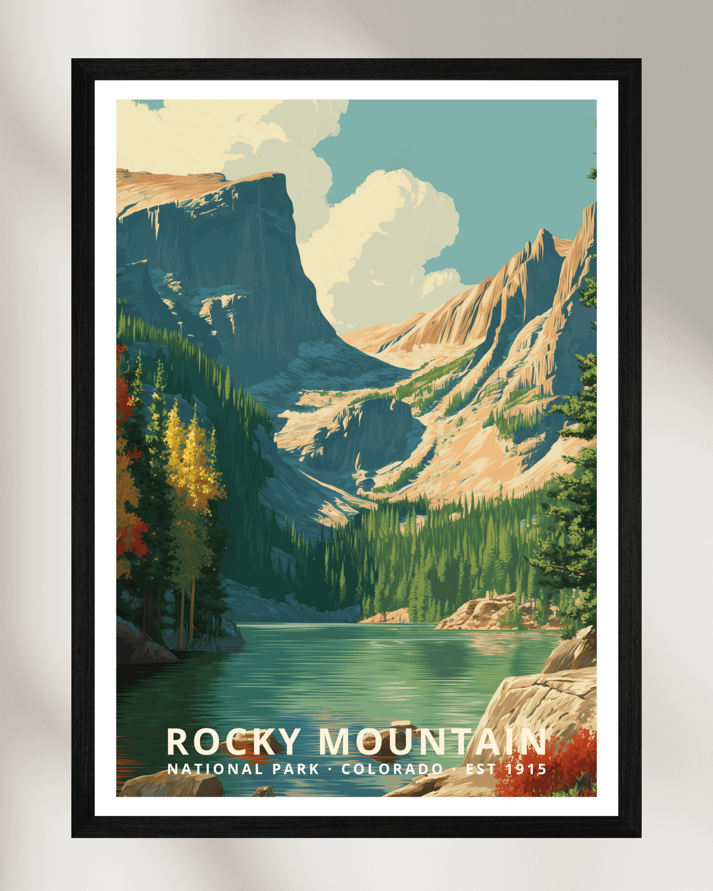 Rocky Mountains National Park Poster - Colorado, USA