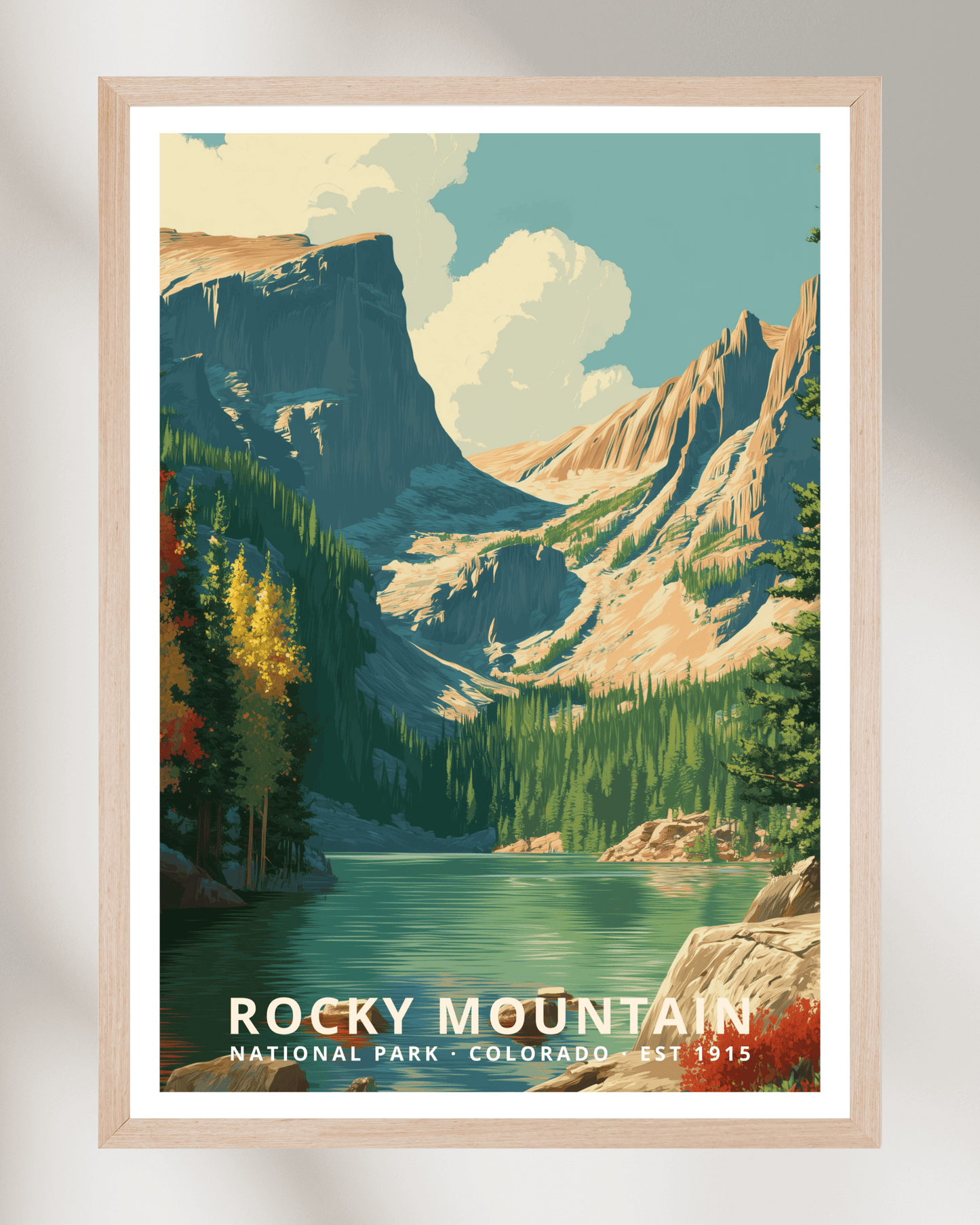 Rocky Mountains National Park Poster - Colorado, USA