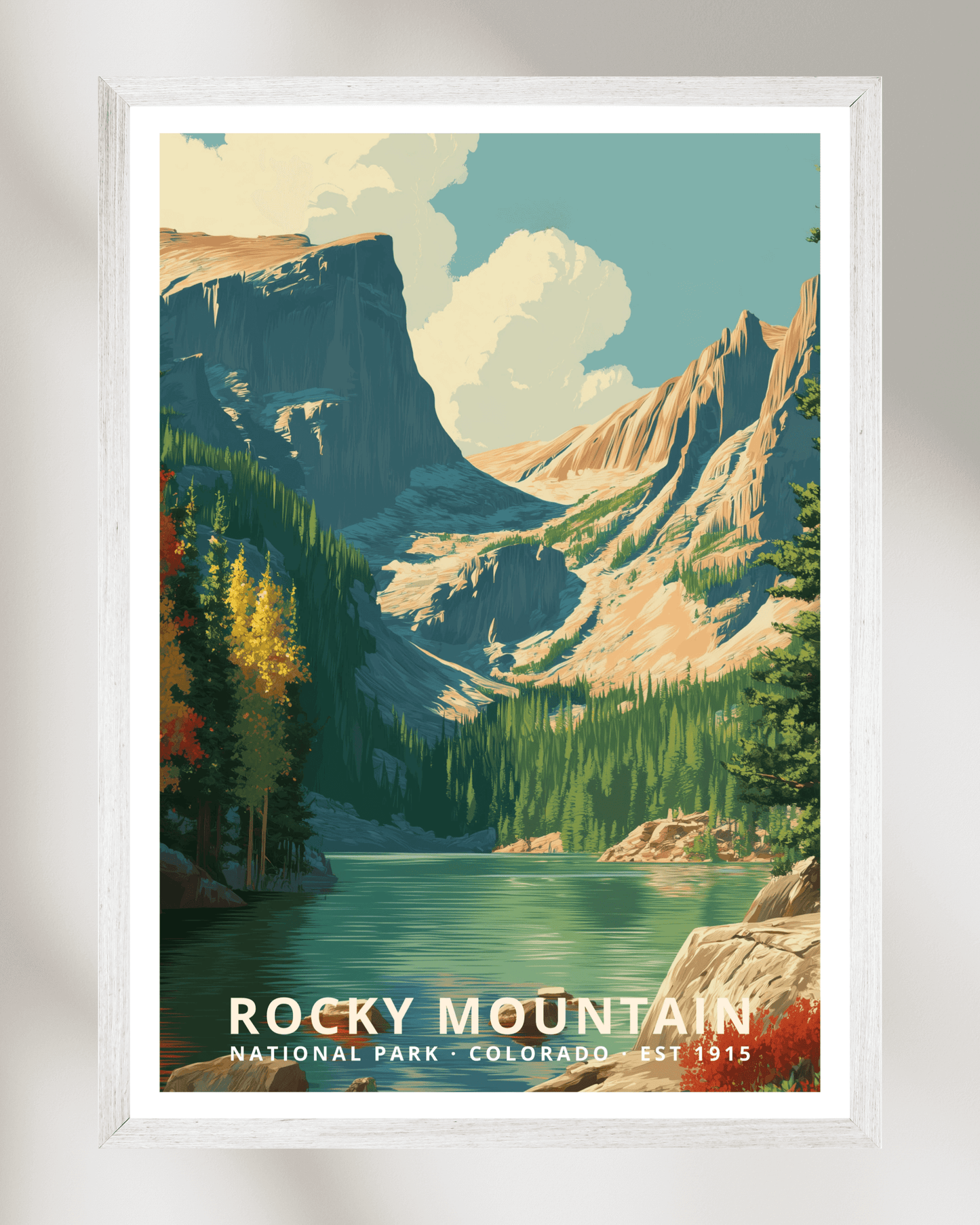 Rocky Mountains National Park Poster - Colorado, USA
