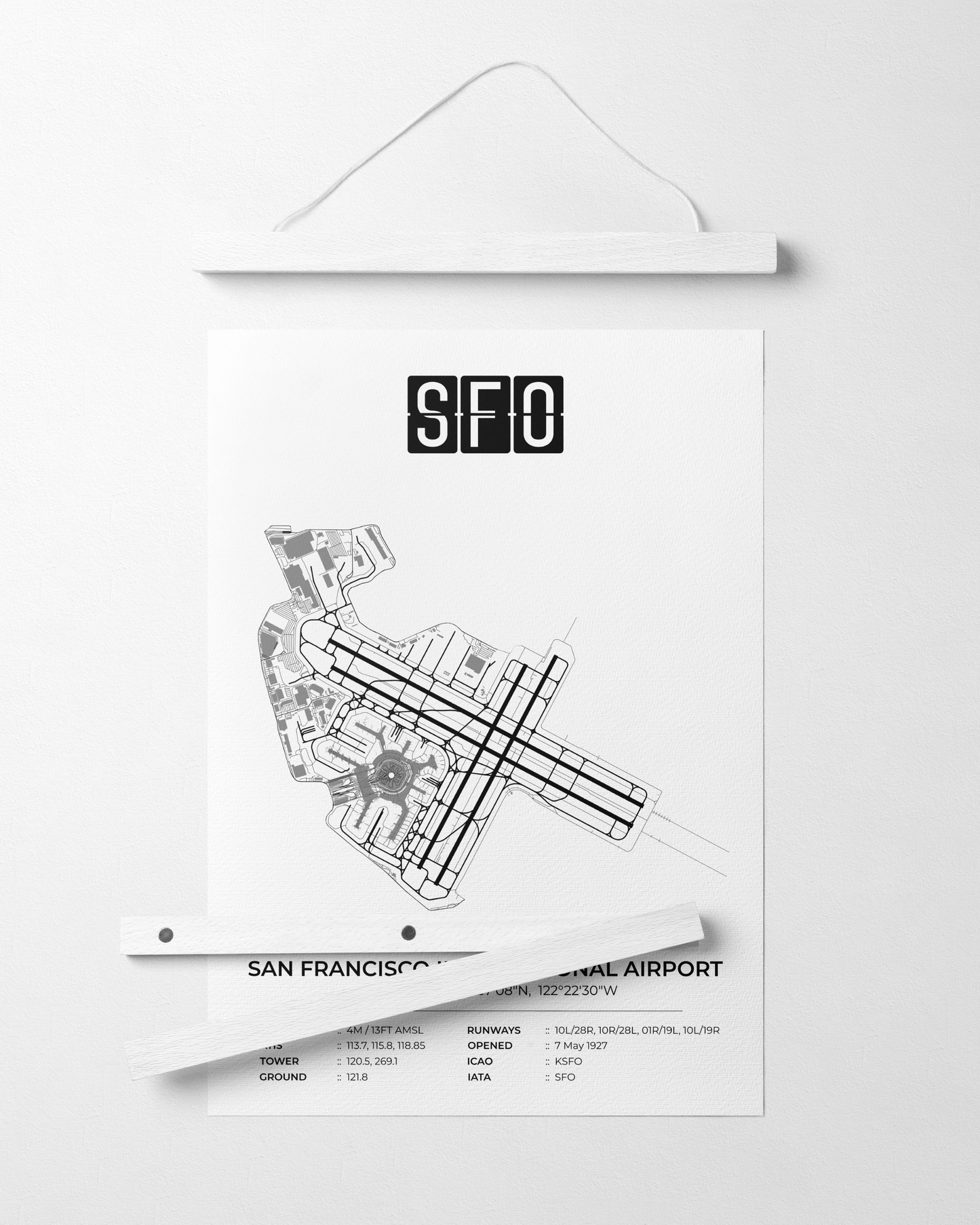 SFO - San Francisco International Airport Map