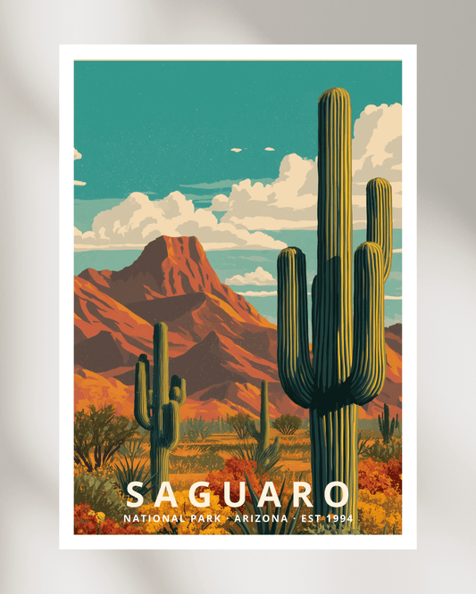Saguaro National Park Poster - Arizona, USA