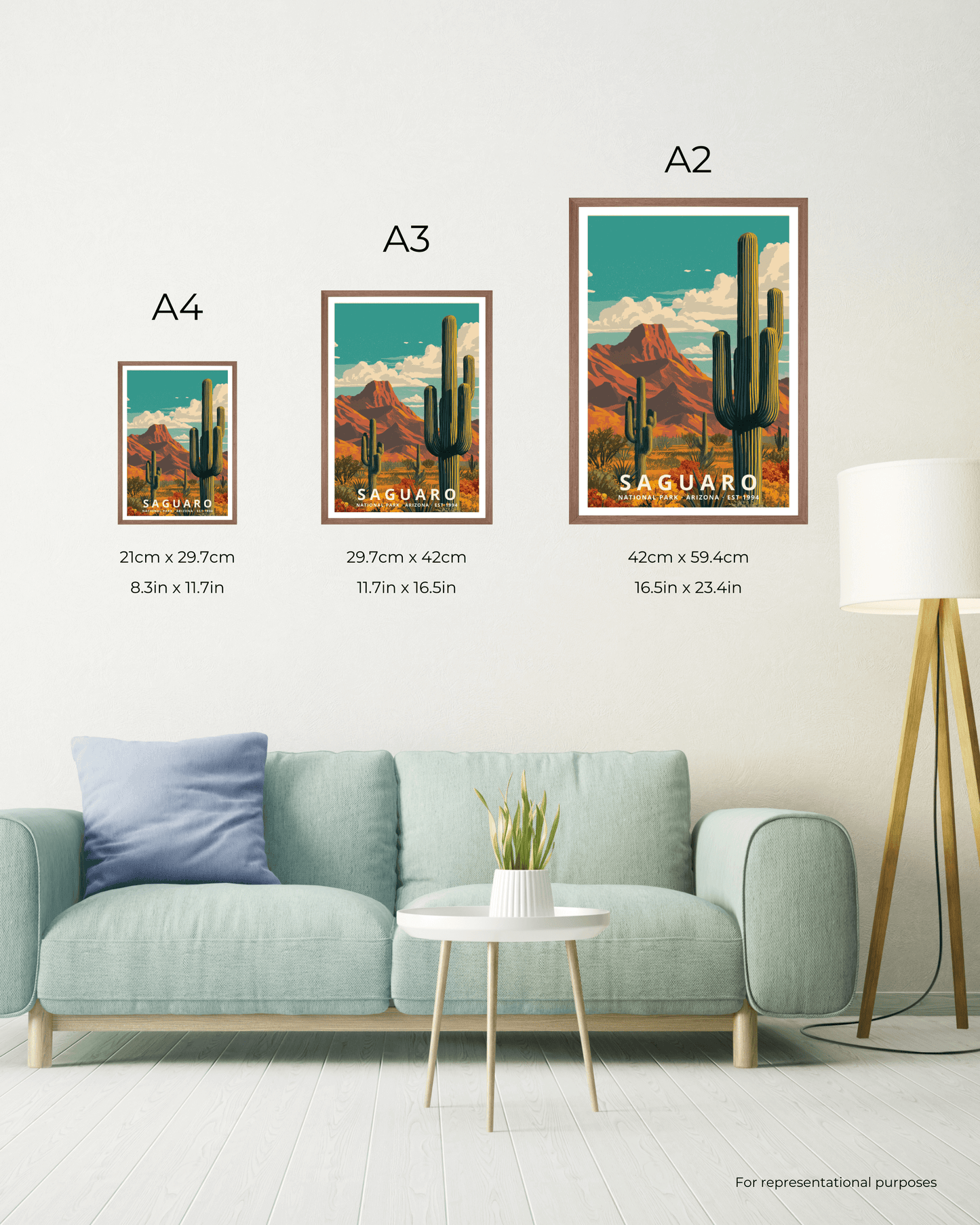 Saguaro National Park Poster - Arizona, USA