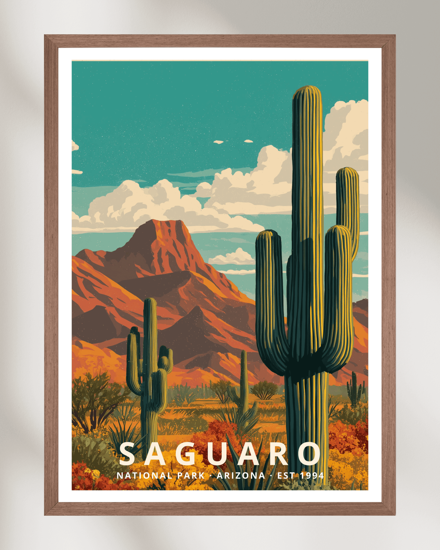 Saguaro National Park Poster - Arizona, USA