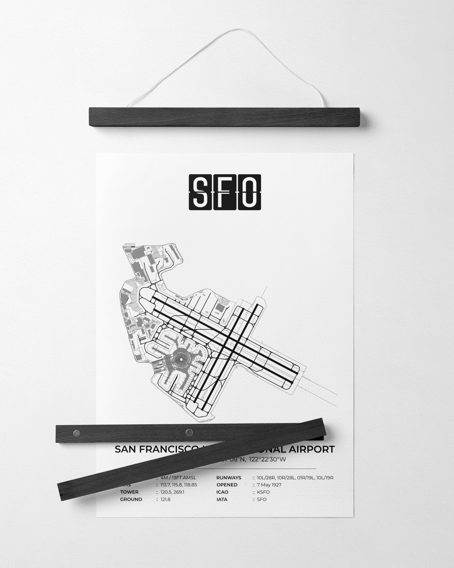 SFO - San Francisco International Airport Map