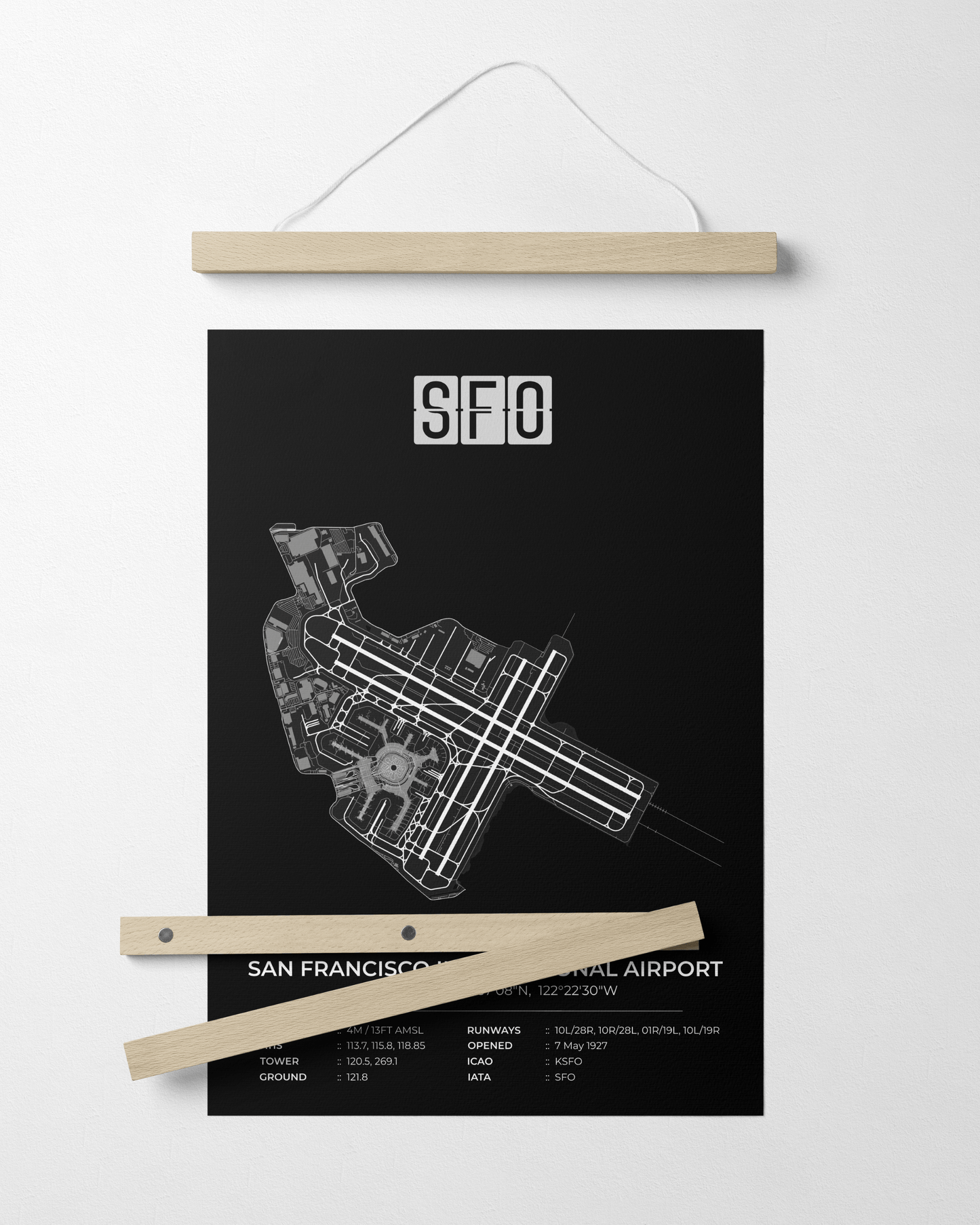 SFO - San Francisco International Airport Map