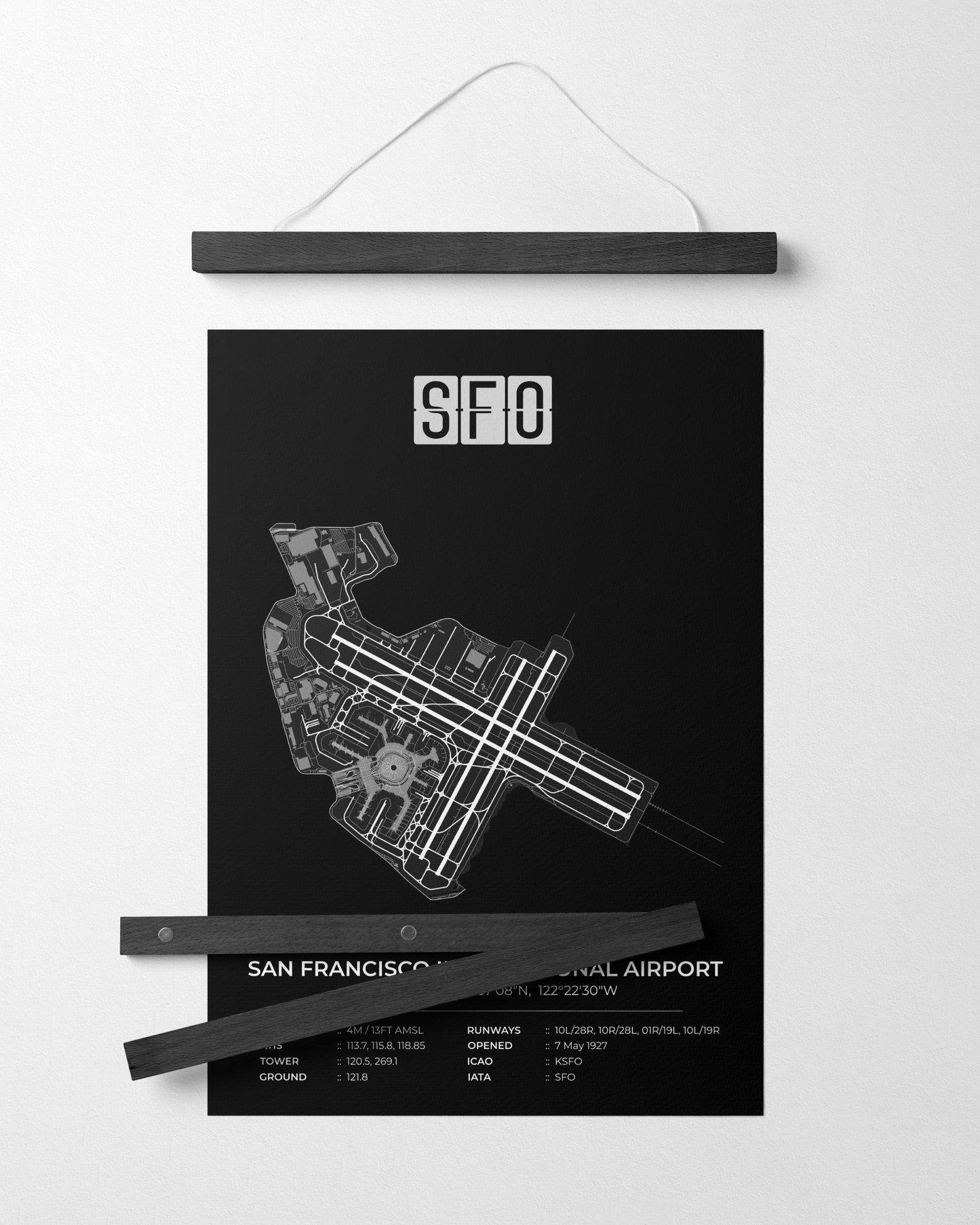 SFO - San Francisco International Airport Map