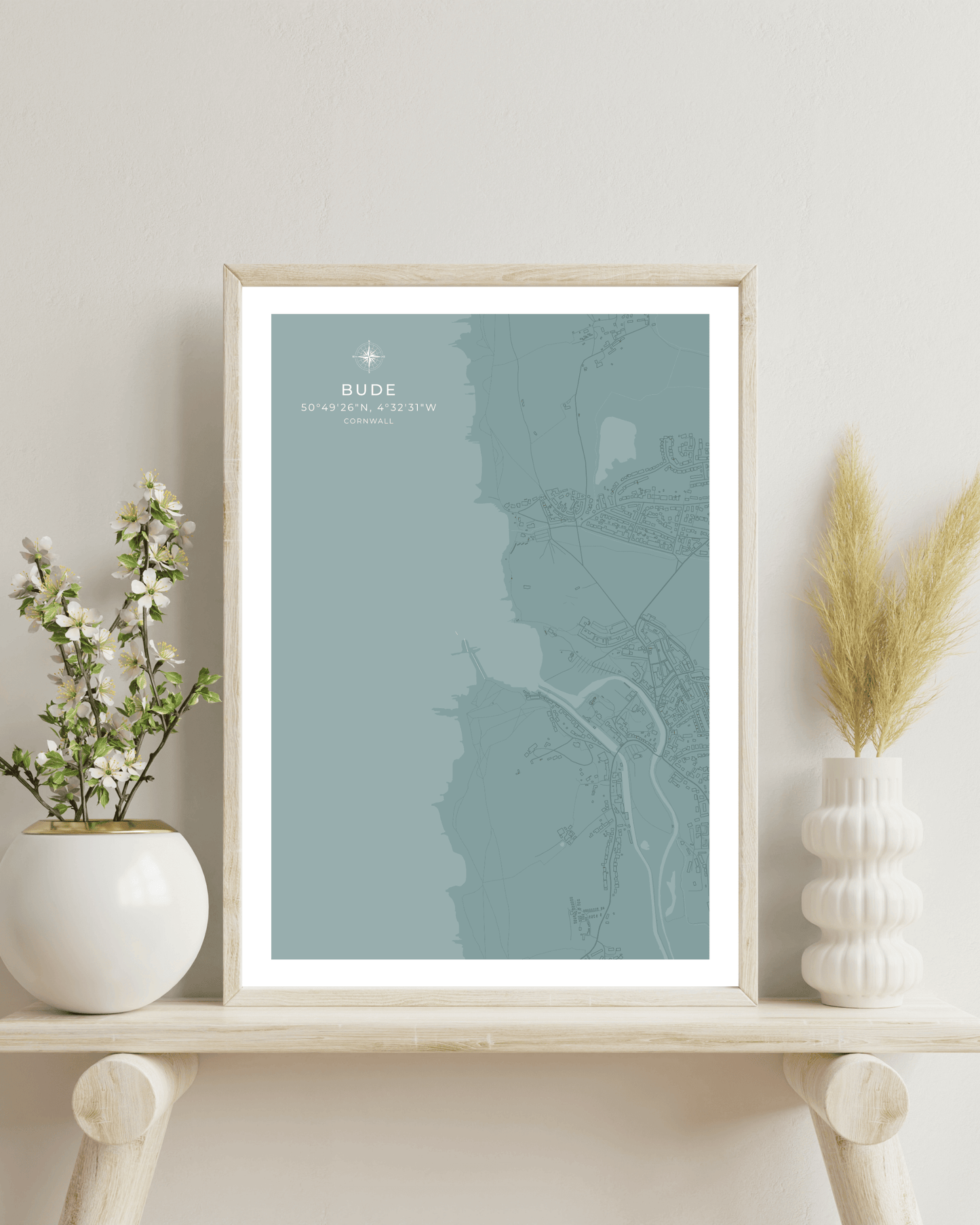 Coastal Map of Bude - Seagrass
