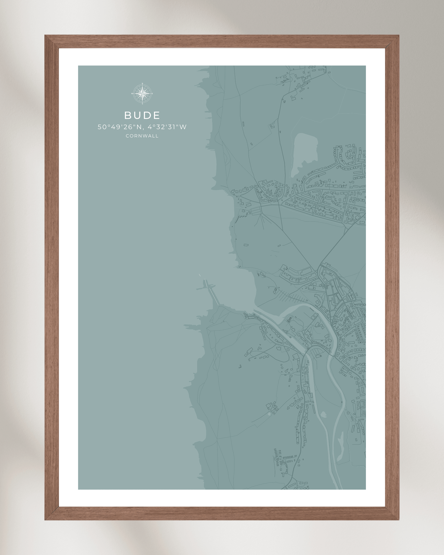 Coastal Map of Bude - Seagrass