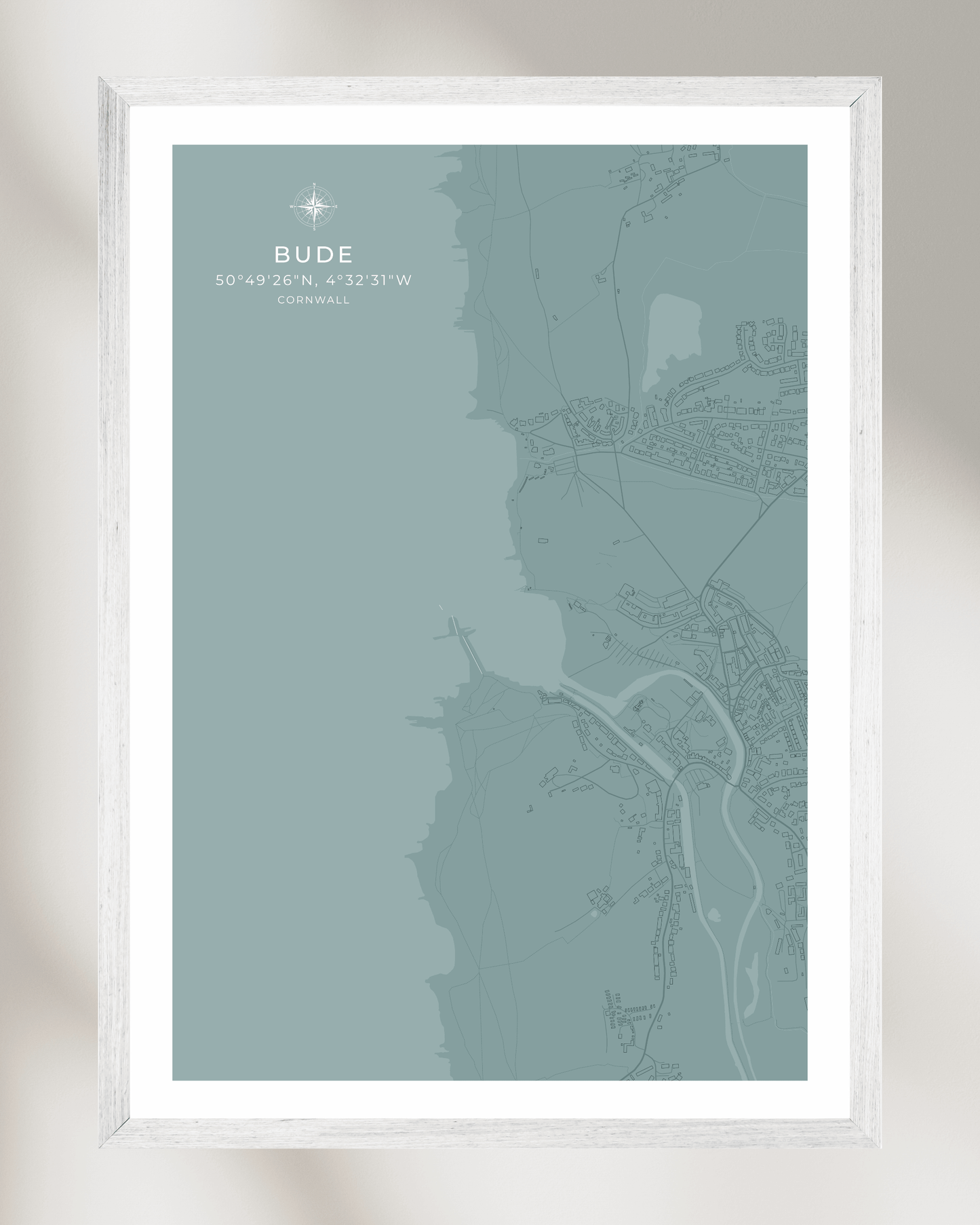 Coastal Map of Bude - Seagrass