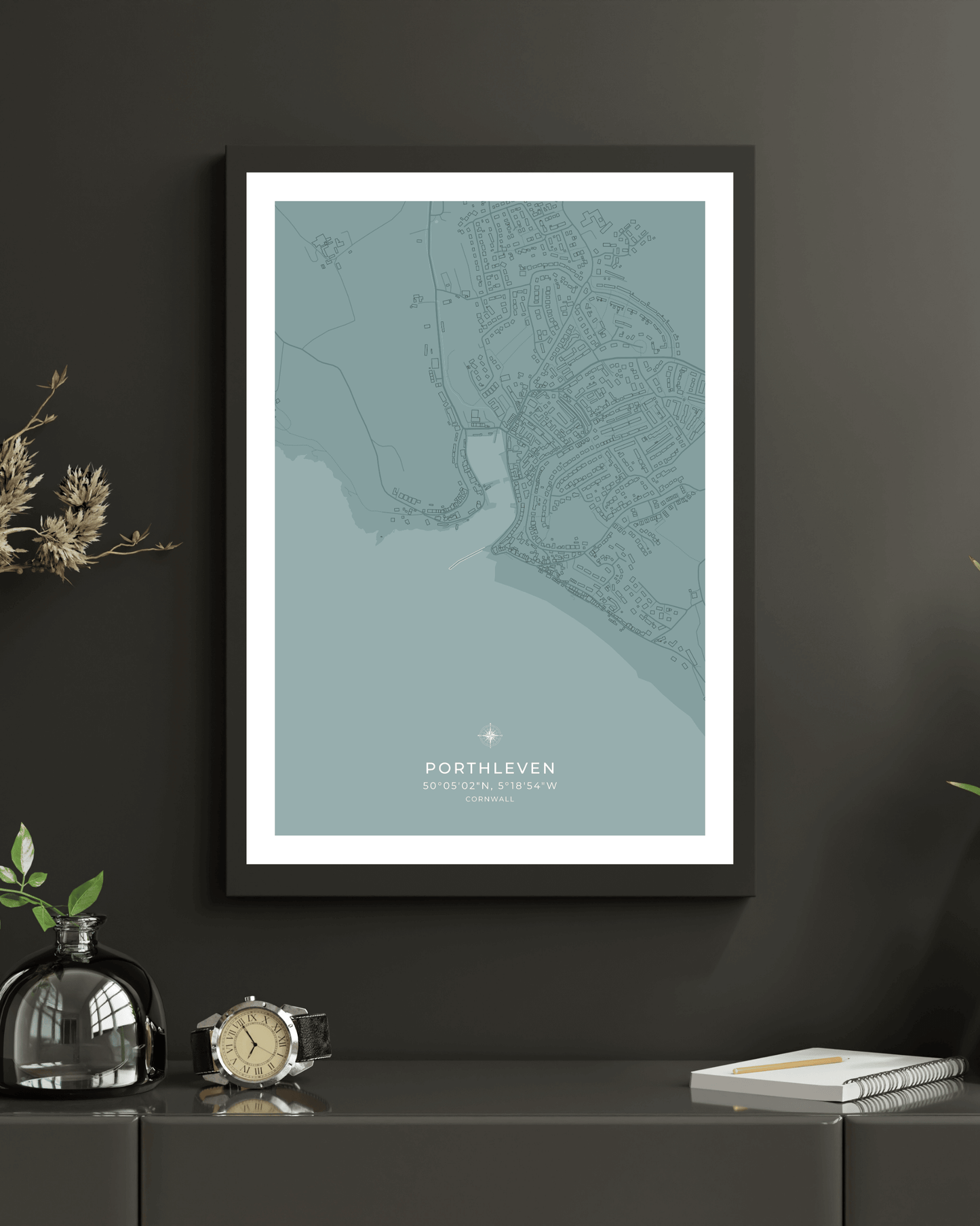Coastal Map of Porthleven - Seagrass